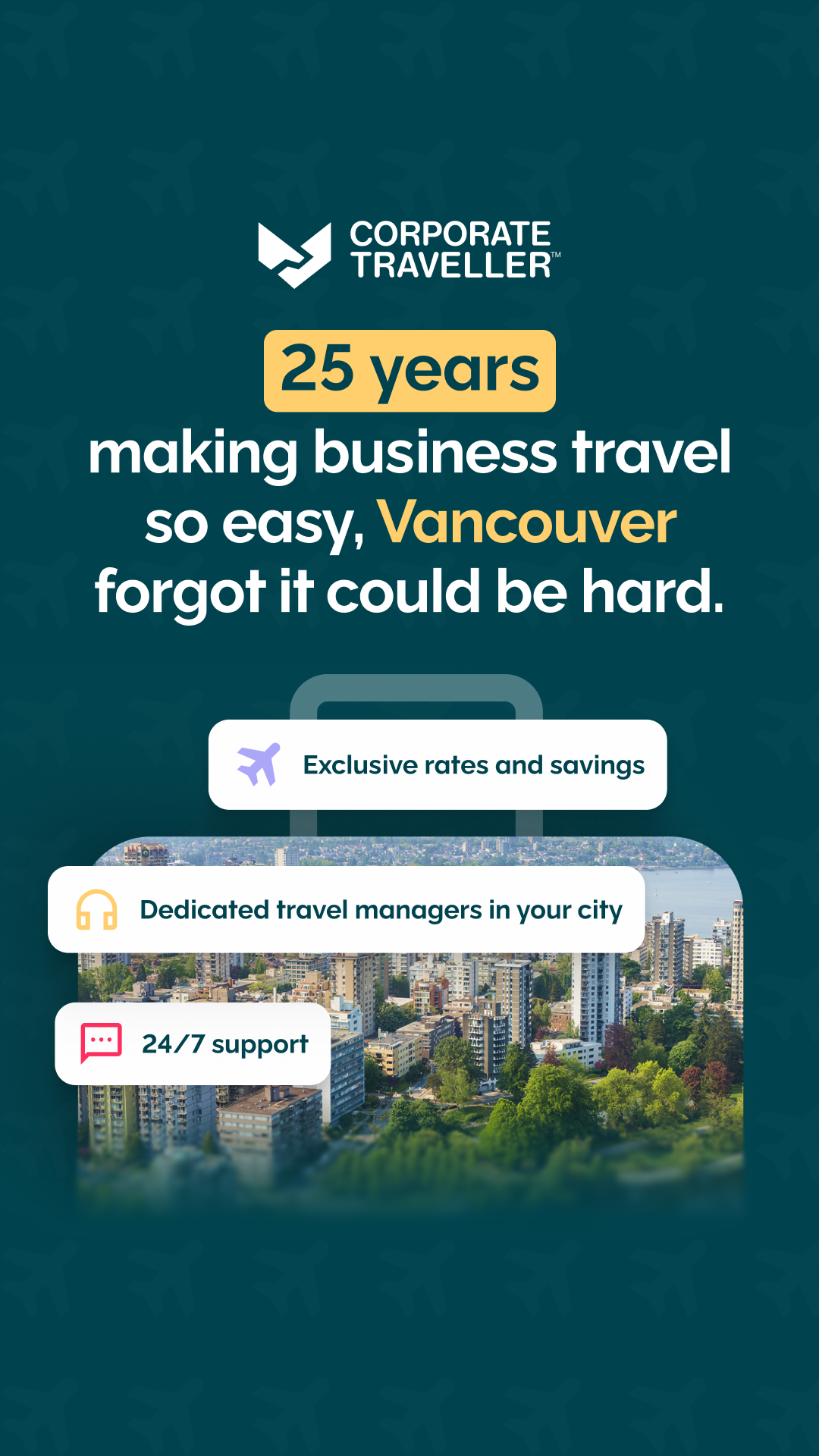 Corporate Traveller Canada Facebook ad