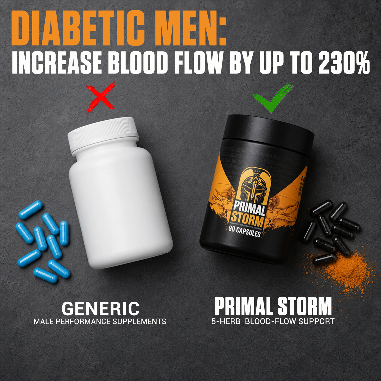 Primal Storm Supplements Facebook ad