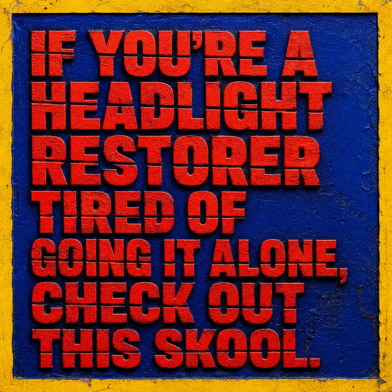 Skool Facebook ad: Stop Guessing How to Reach Mechanics