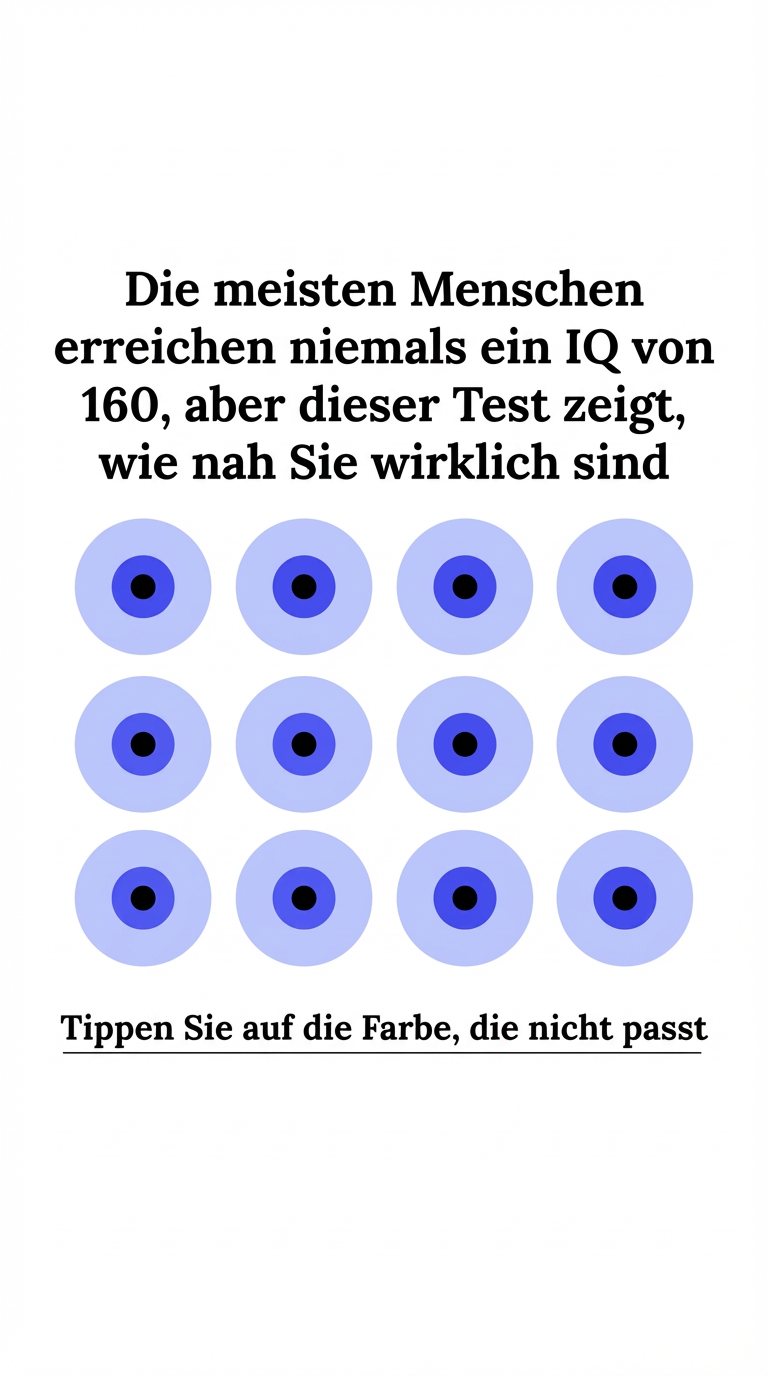 International IQ test Facebook ad