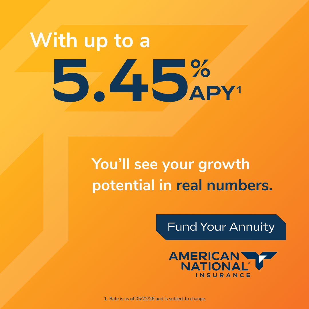American National Facebook ad from May 22, 2026