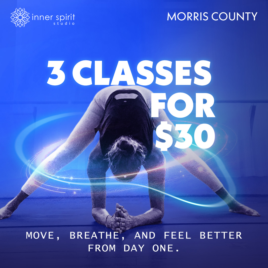 Inner Spirit Studio Facebook ad: 3 Classes for $30 - Start Today