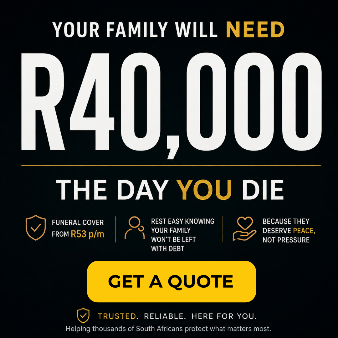Funeral Cover SA Facebook ad