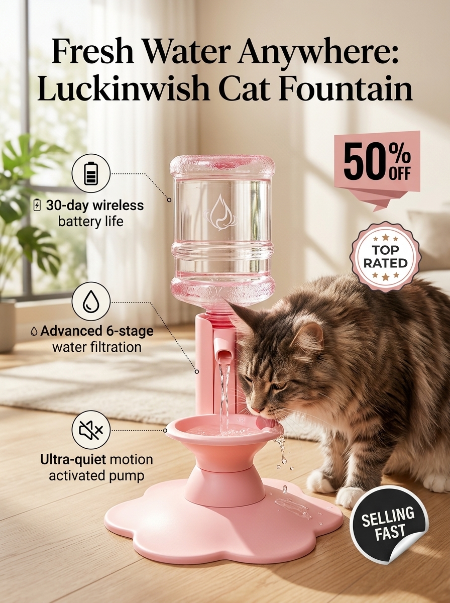Dodoradoya Facebook ad: Automatic Cat Water Fountain