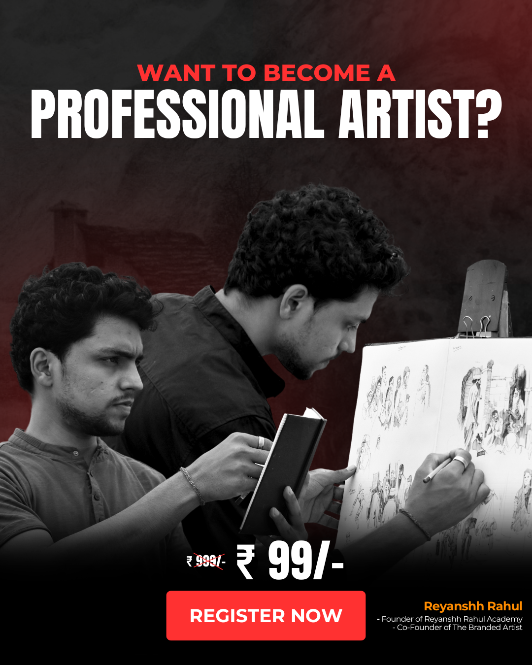 Artist Reyanshh Rahul Facebook ad: My 8 Years Of Experience Combined Sharing In A 3 Hours…