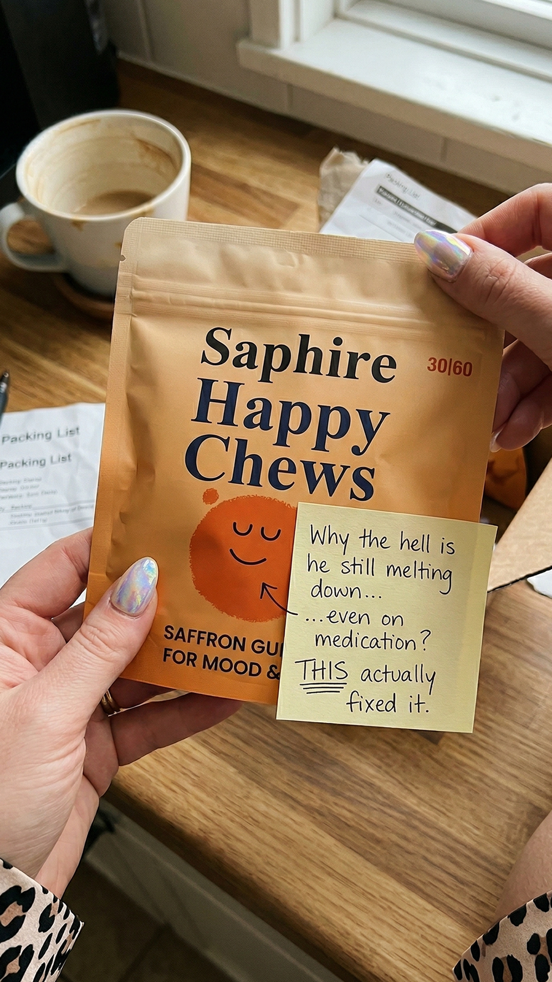 Try Saphire Facebook ad