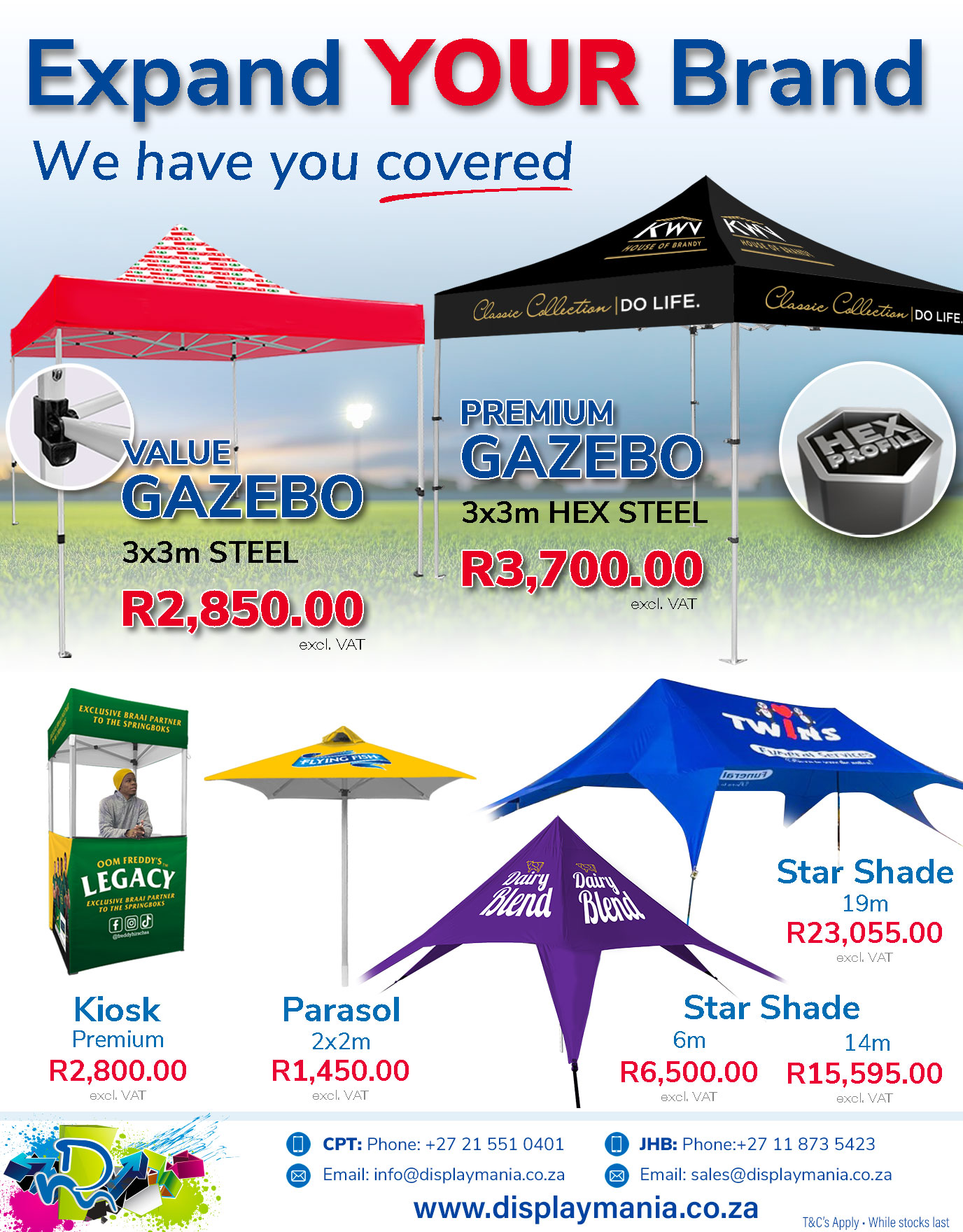 Display Mania International Facebook ad: Home - Display Mania International