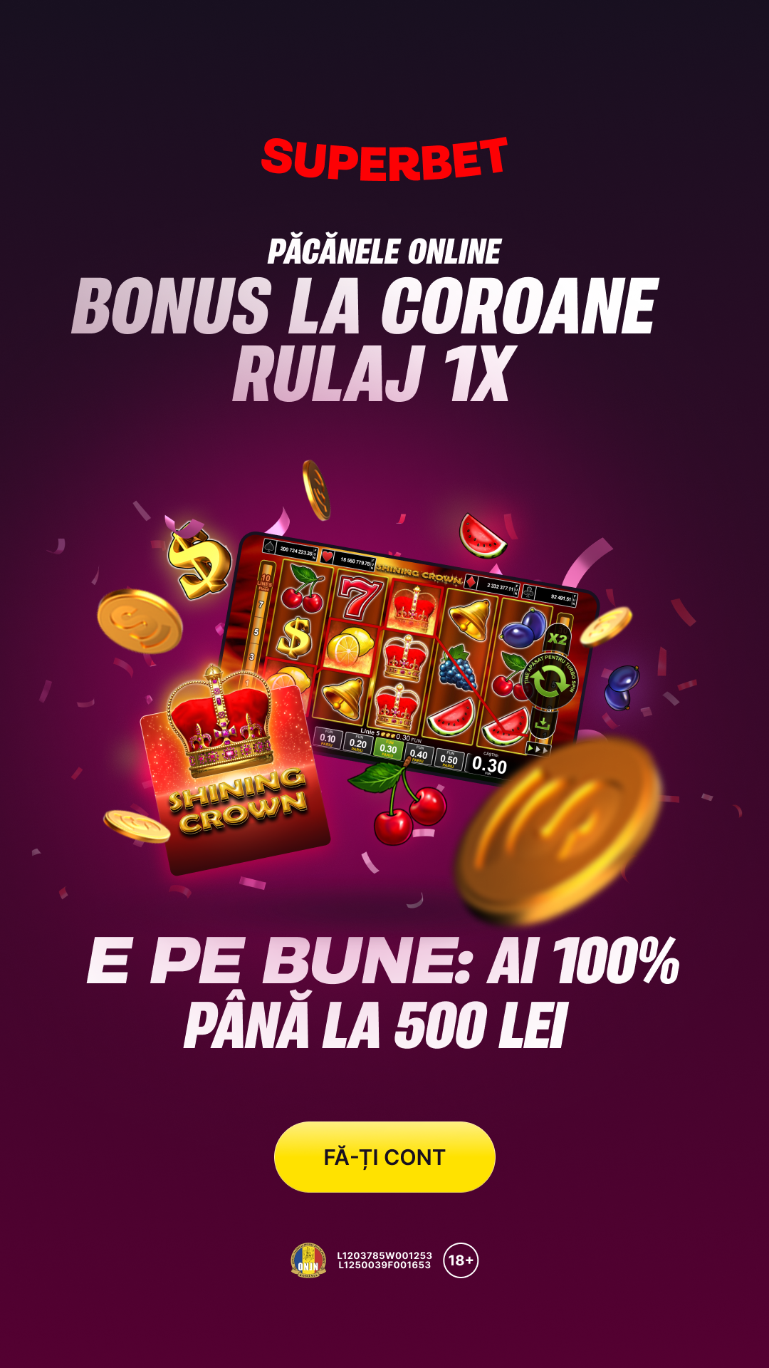 Superbet Facebook ad