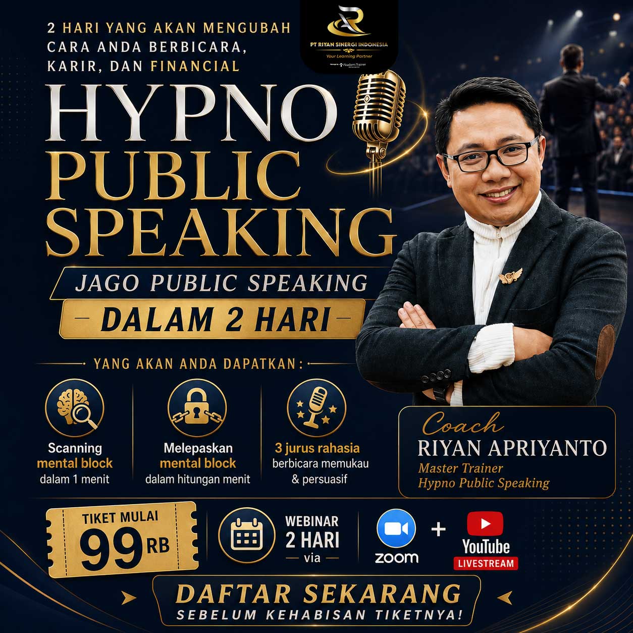 Riyan Apriyanto Pelatih Public Speaking Facebook ad