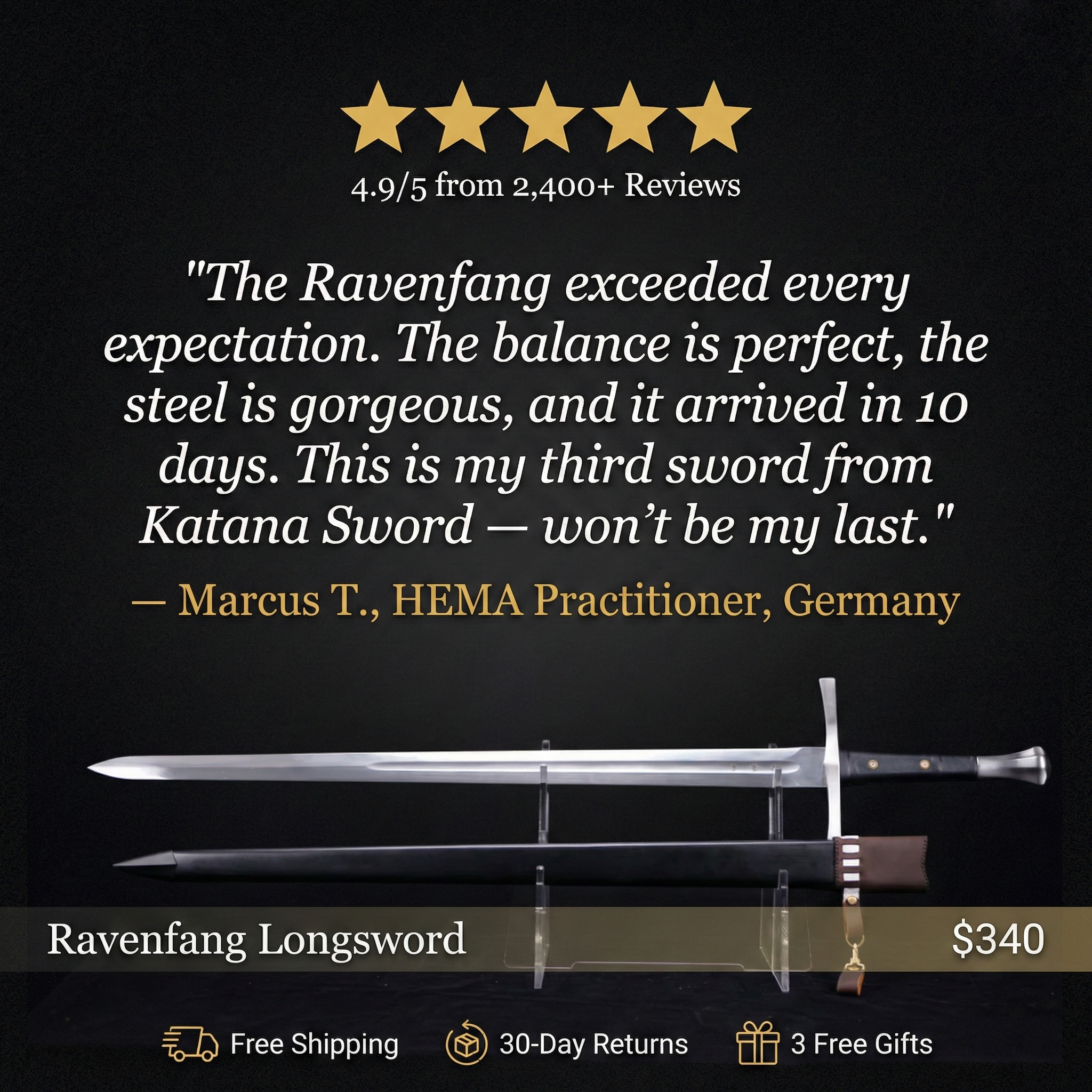 Katana Sword Facebook ad