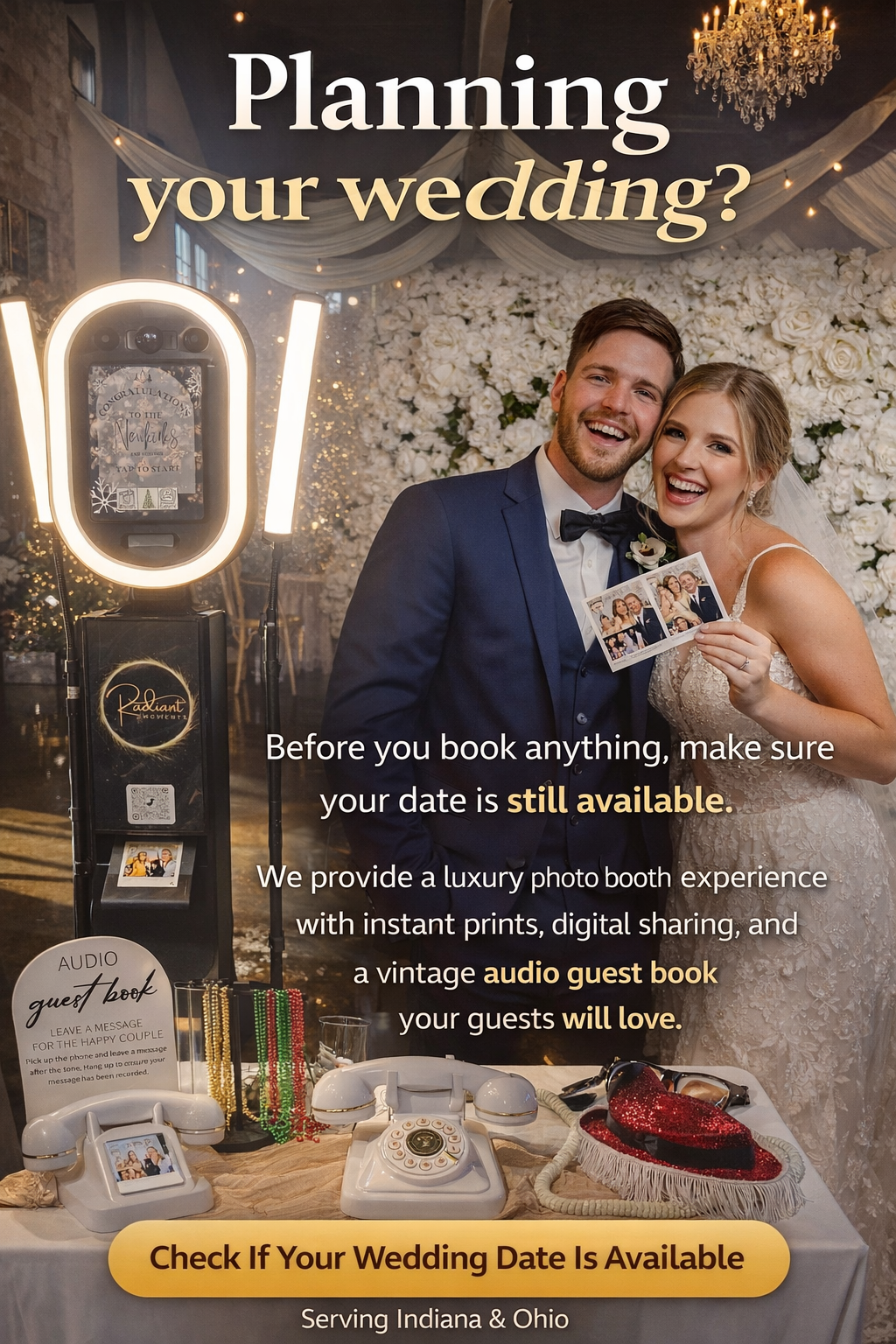 Radiant Moments Facebook ad from Mar 28, 2026