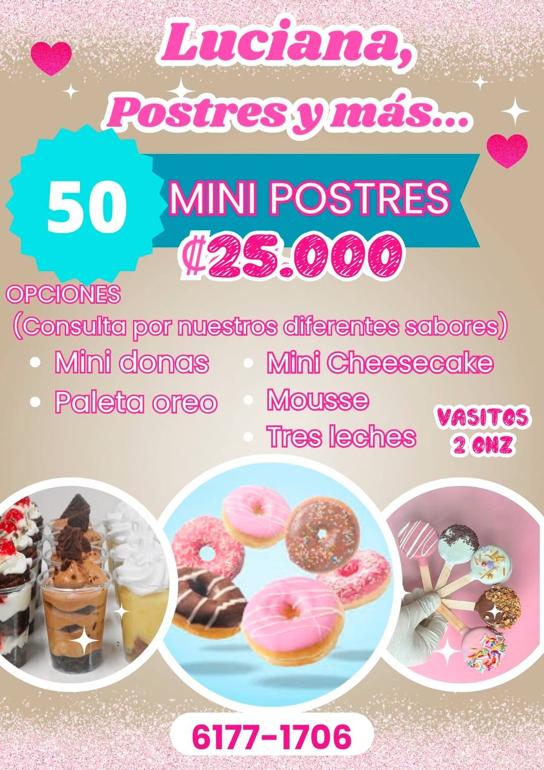 Luciana Postres y Más Facebook ad