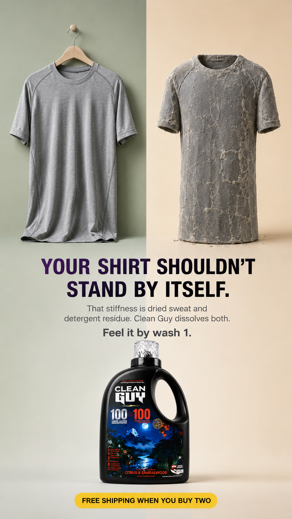 Clean Guy Facebook ad