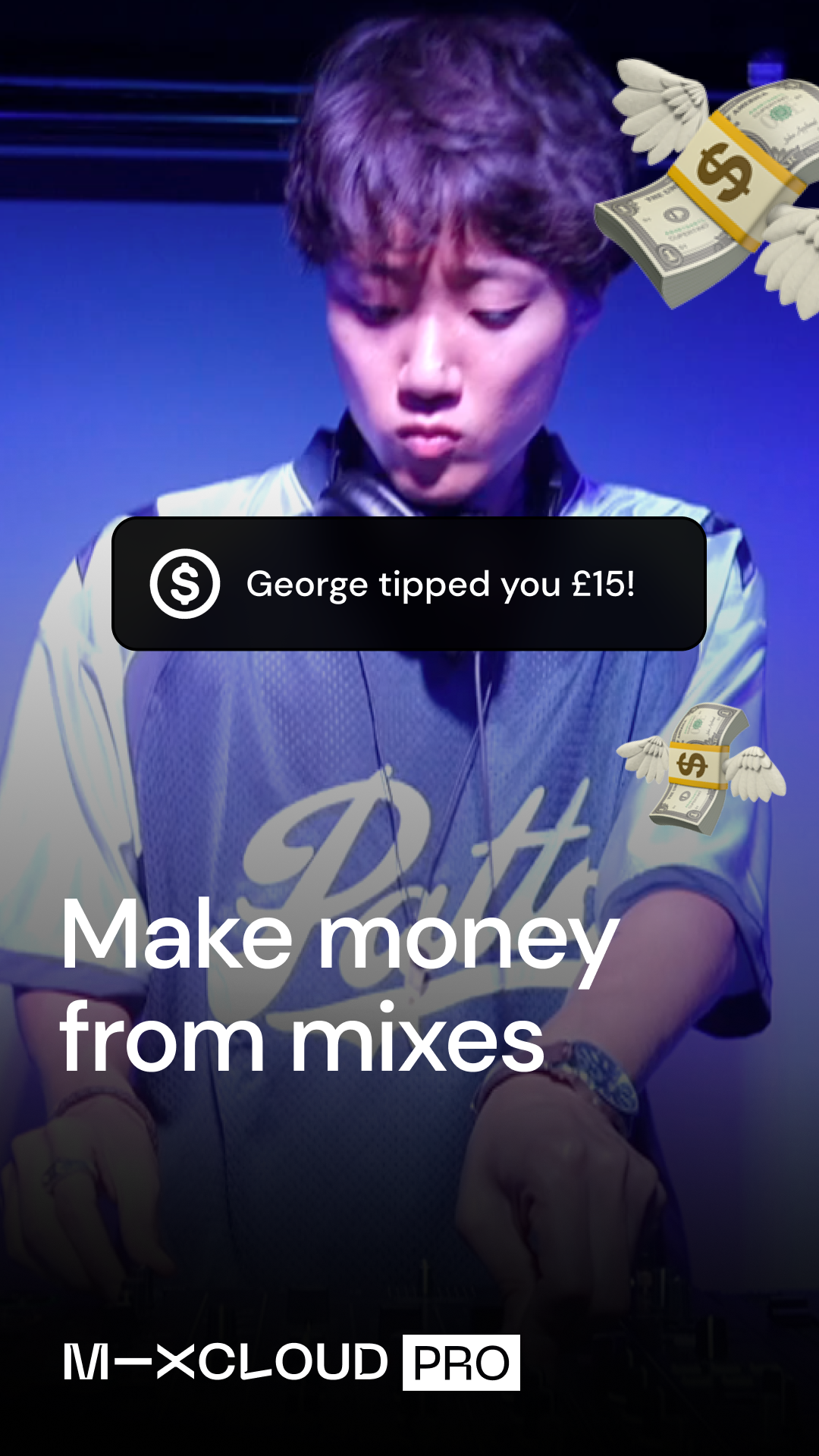 Mixcloud Facebook ad