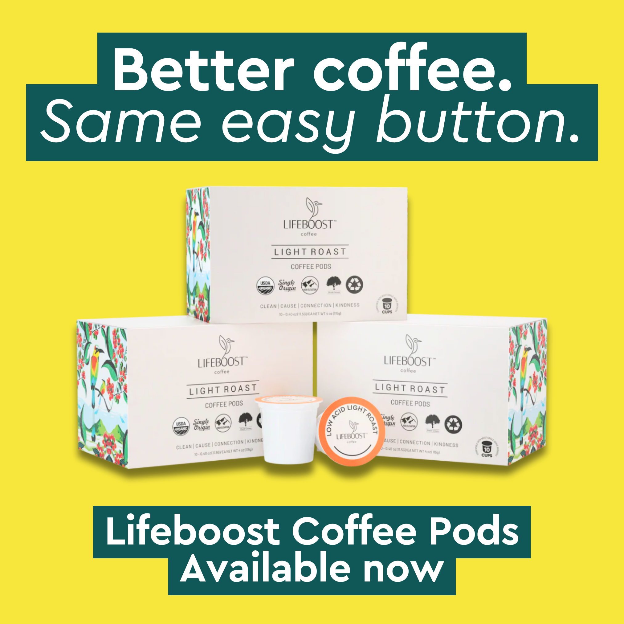 Lifeboost Coffee Facebook ad