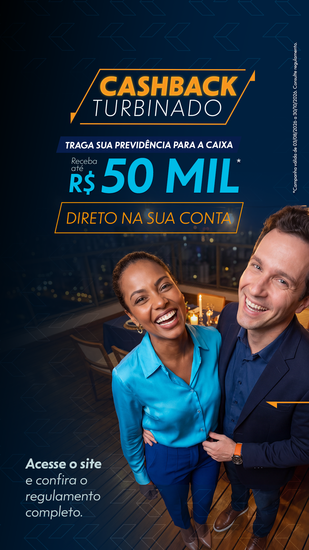 Caixa Vida e Previdência Facebook ad from Aug 5, 2026