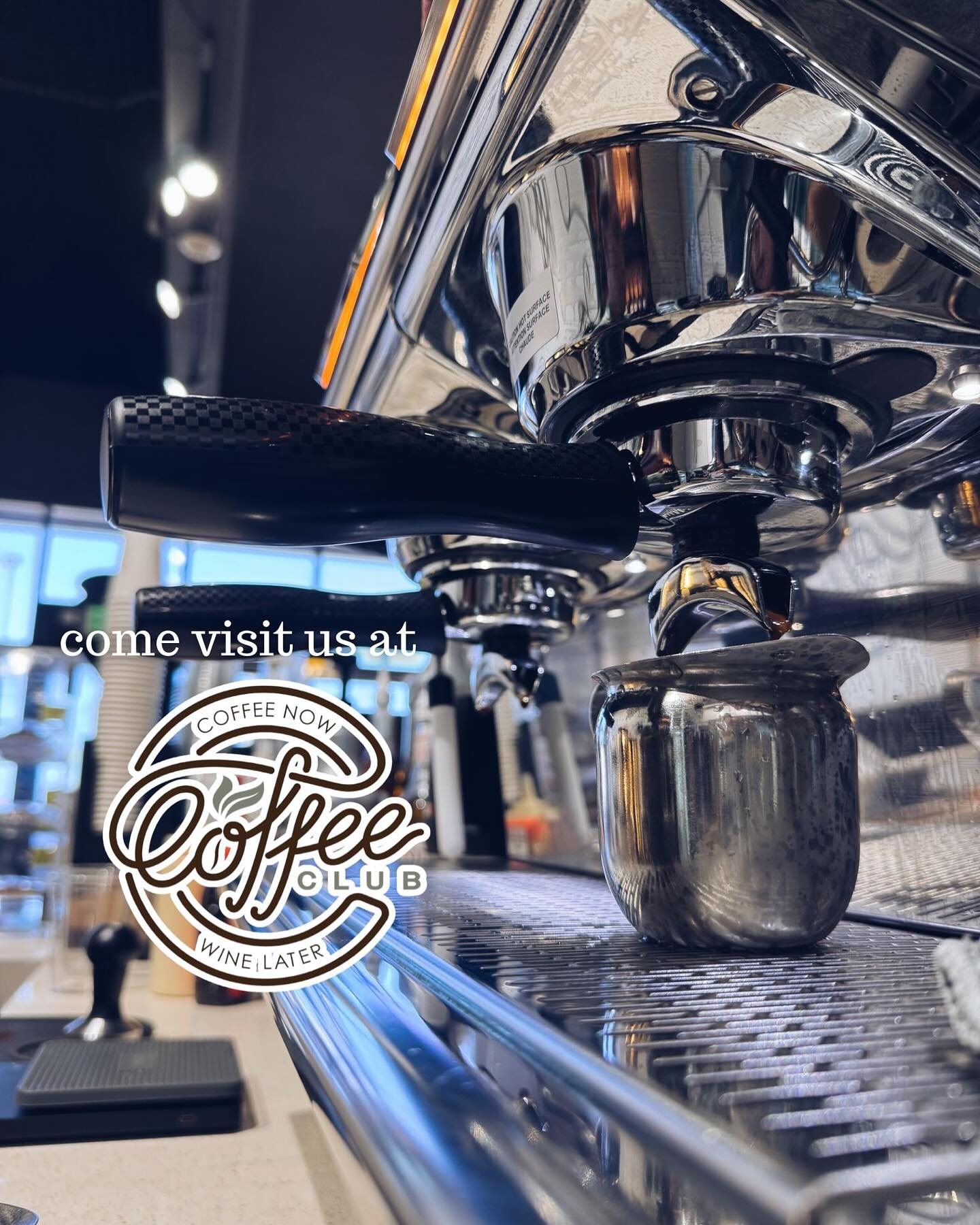 Coffee Club Guam Facebook ad: Our enchanting space where gourmet coffee, fine wines…