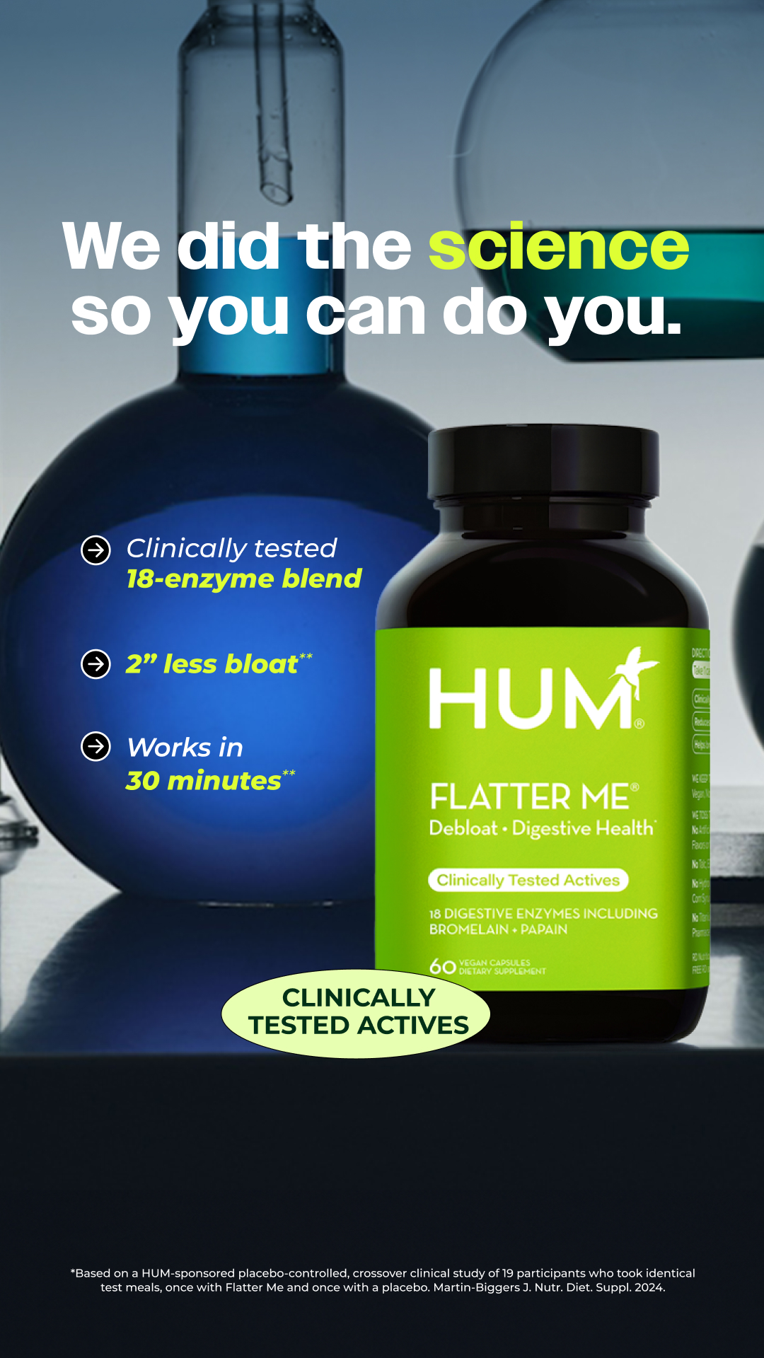 HUM Nutrition Facebook ad