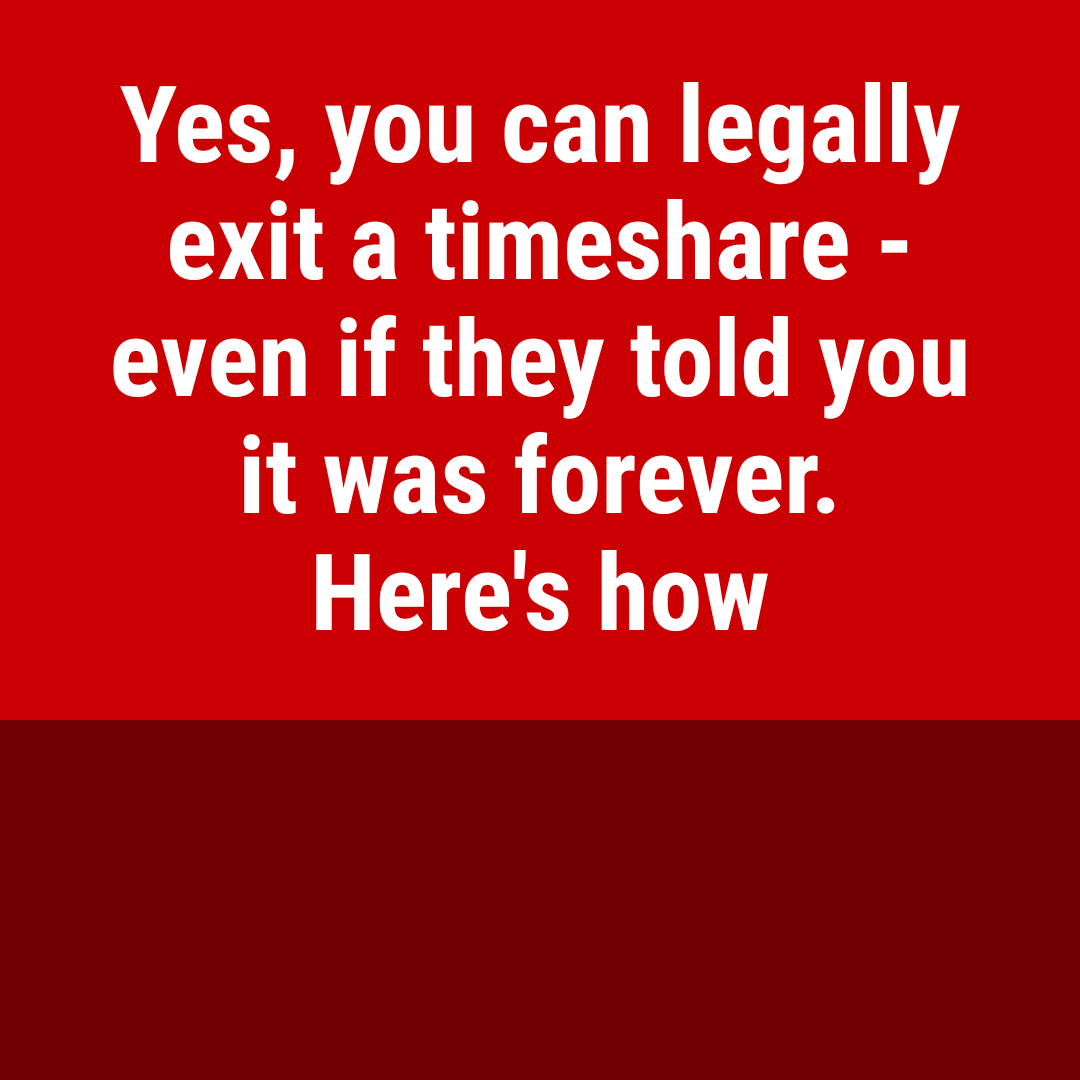 Diana Lawson Facebook ad: Escape Your Timeshare Legally-Starting Today