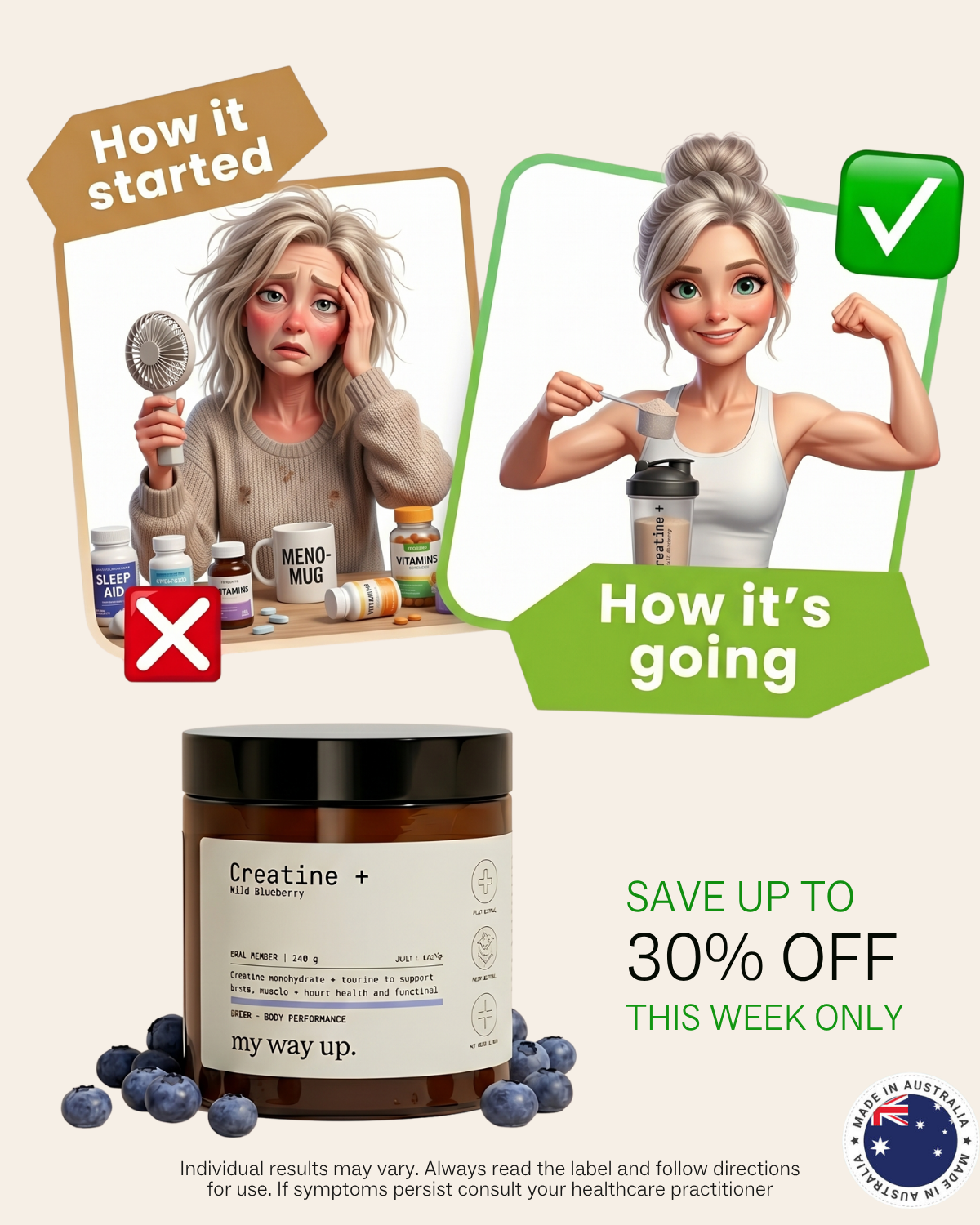 My Way Up Facebook ad
