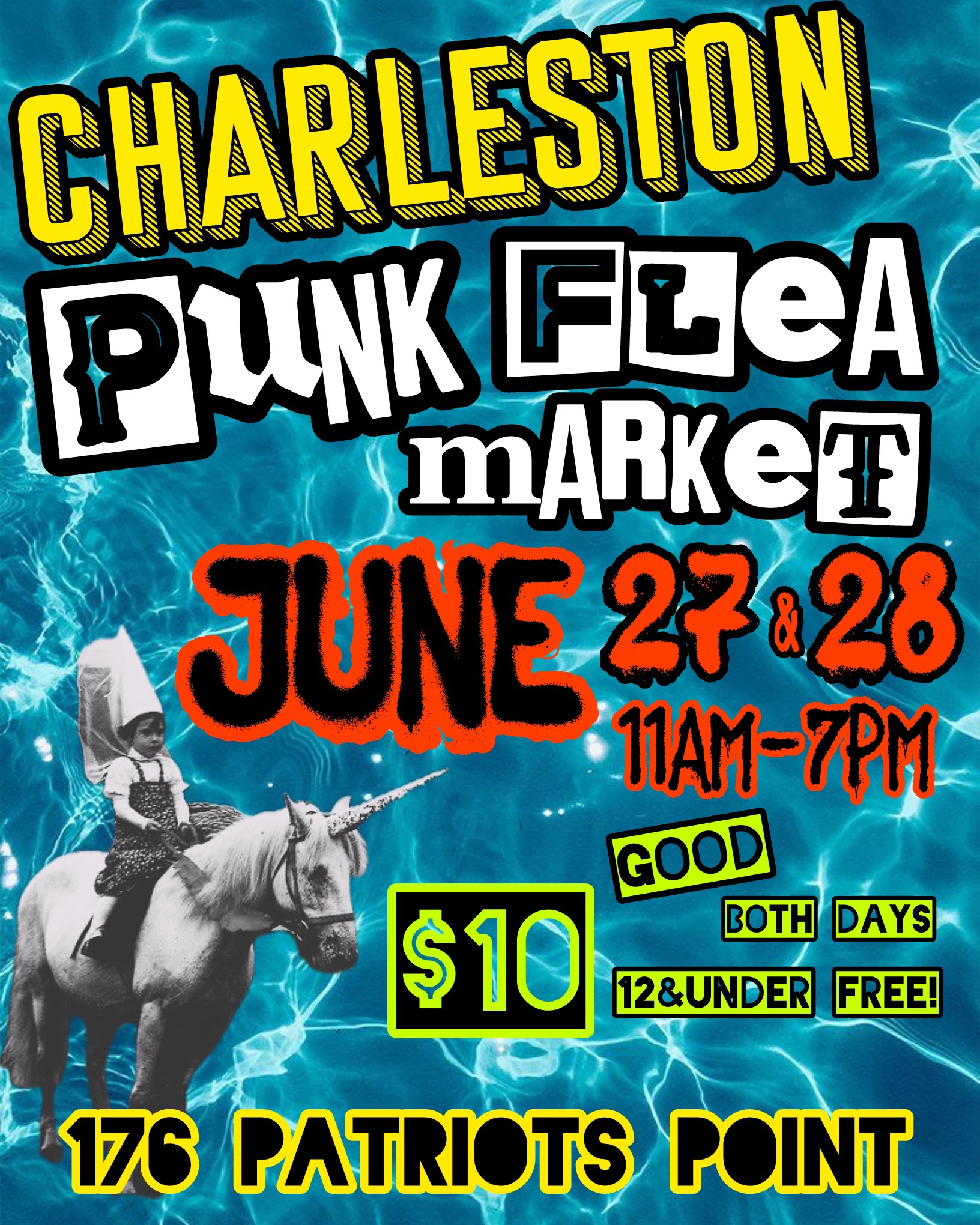 SE Punk Flea Market Facebook ad: CHARLESTON PUNK FLEA MARKET