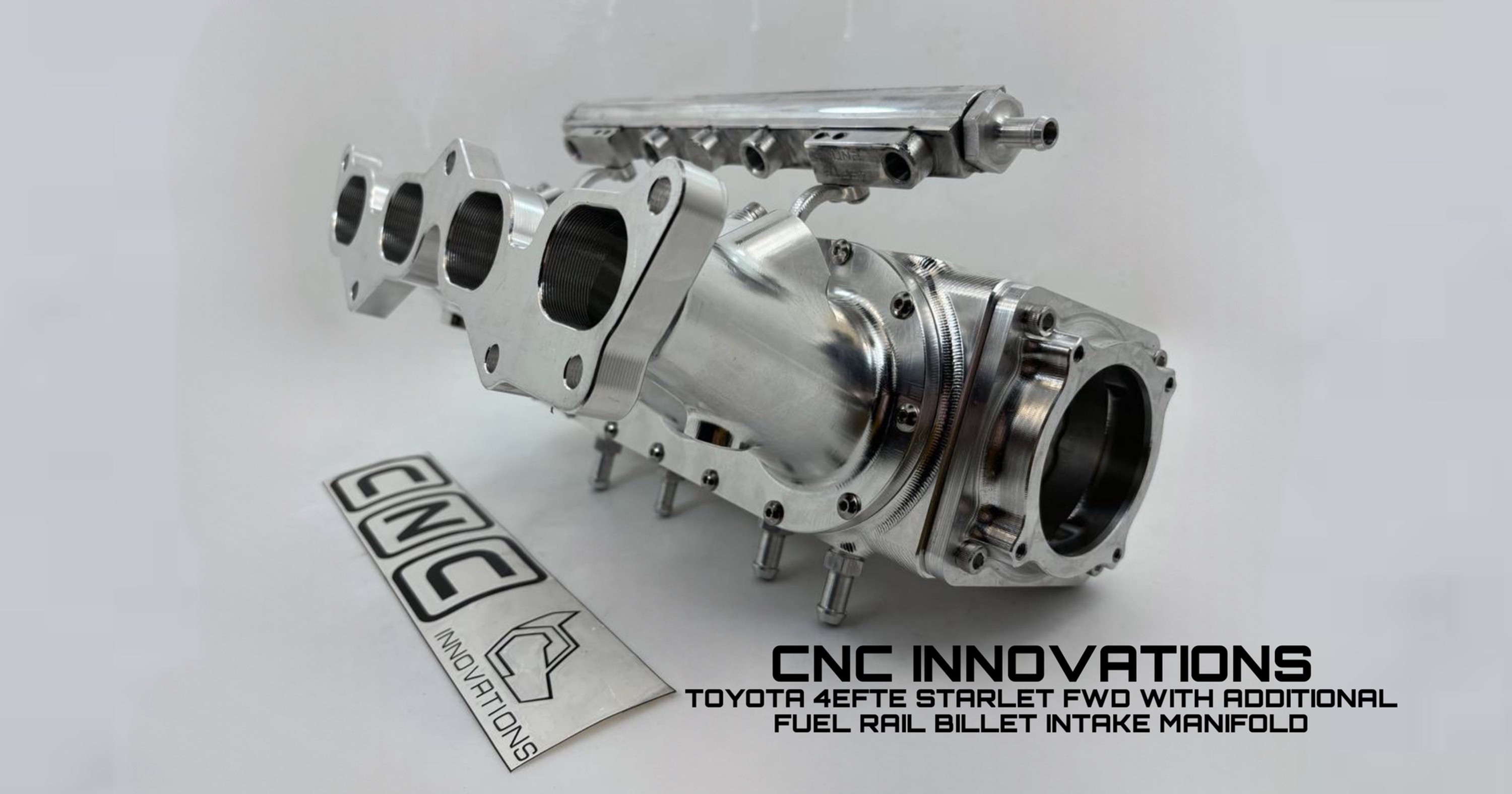 CNC Innovations Facebook ad: Precision Billet Performance Parts.