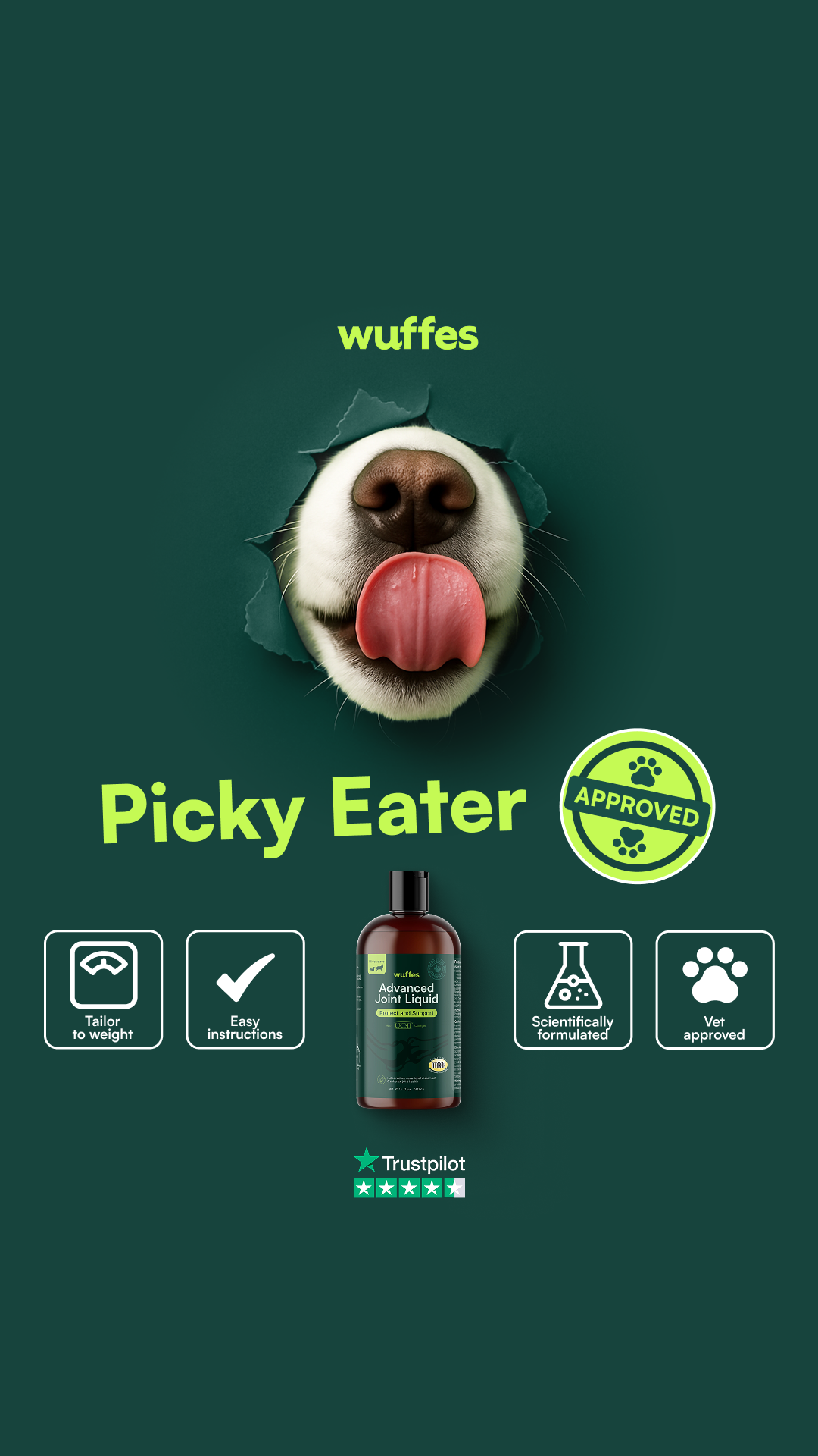 Wuffes Facebook ad
