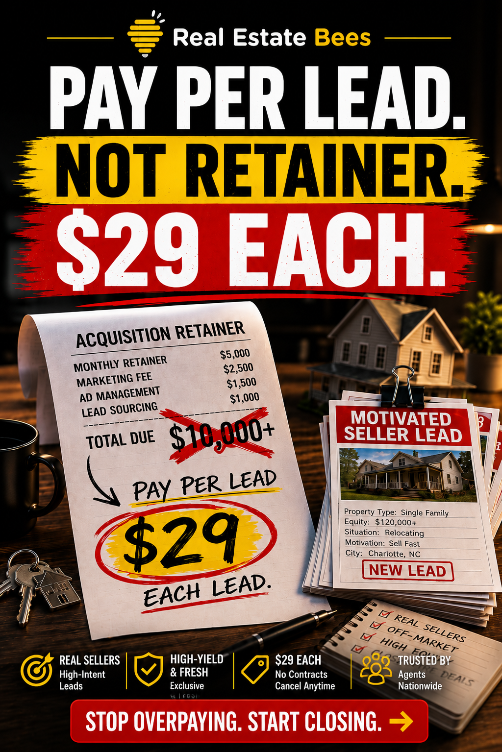 Real Estate Bees Facebook ad