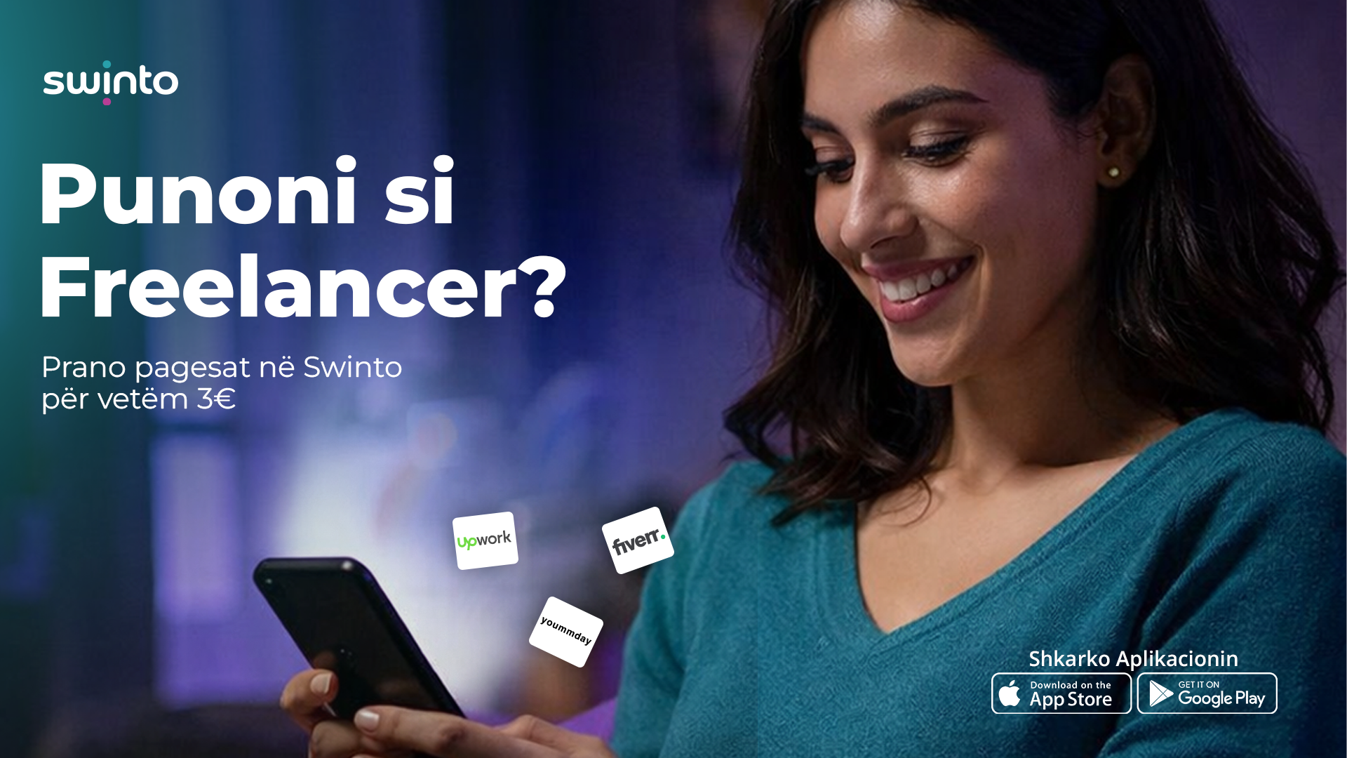 Swinto Facebook ad from Feb 16, 2026