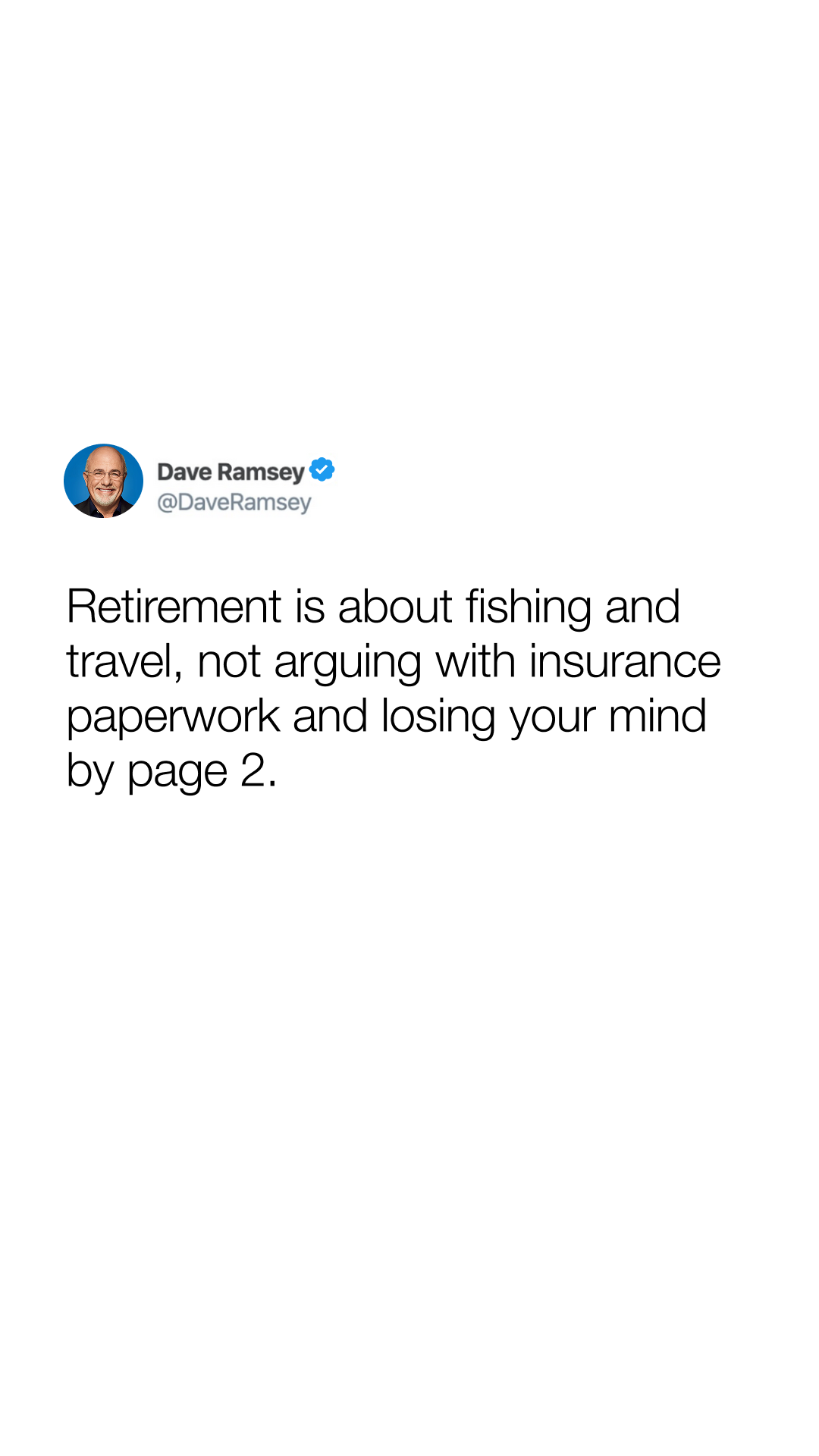 Dave Ramsey Facebook ad