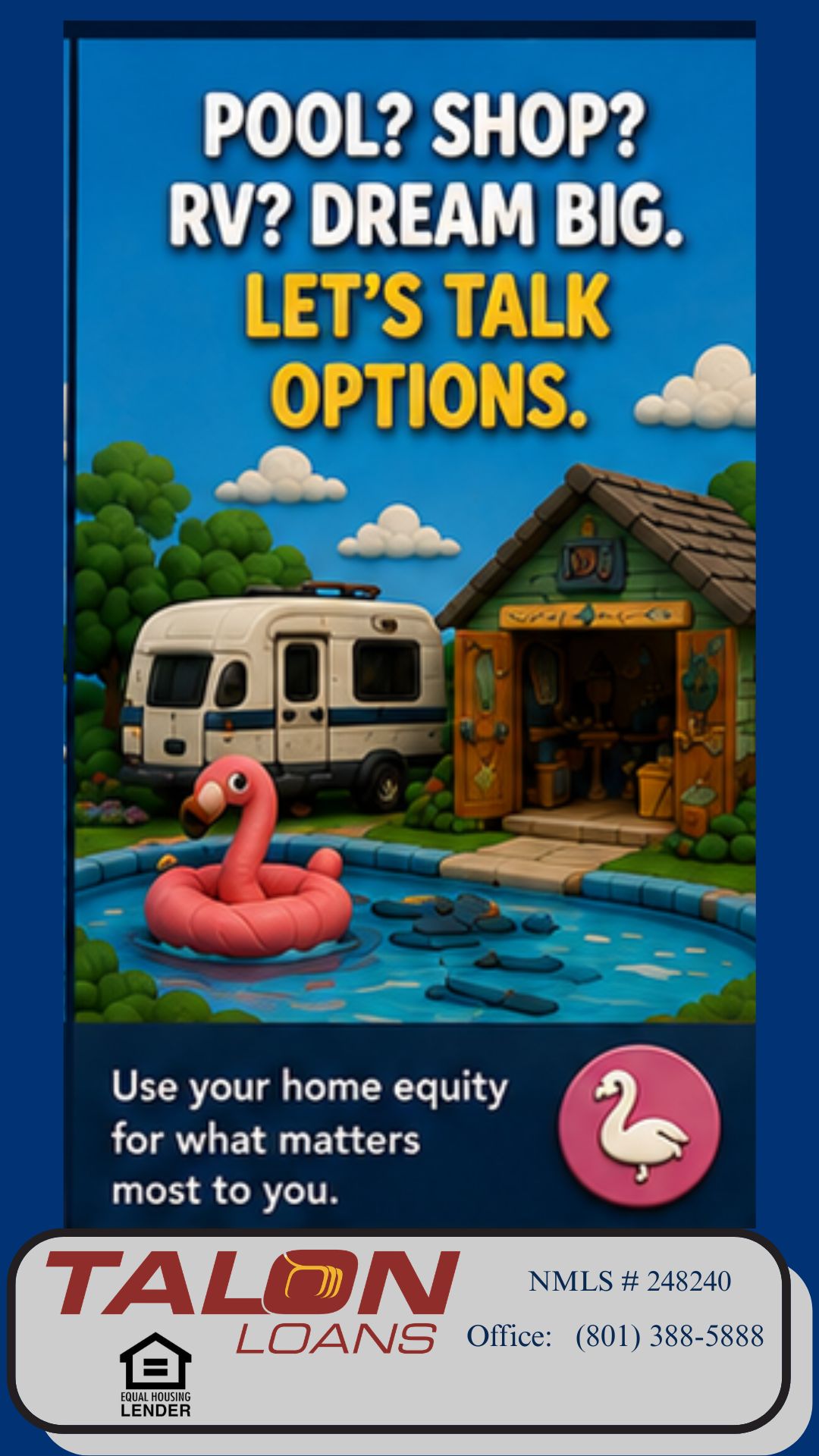 Talon Loans LLC, NMLS 248240 Facebook ad