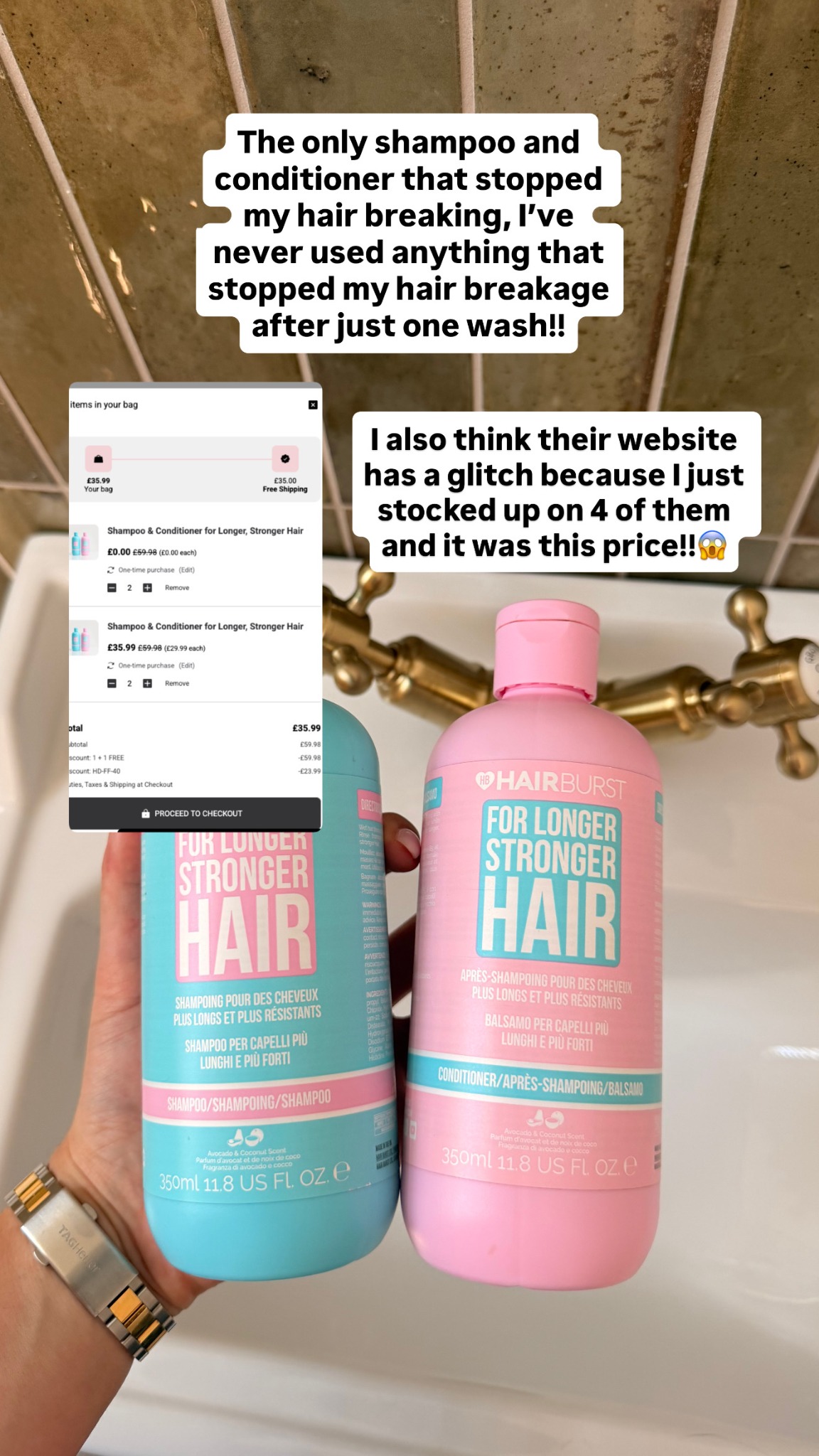 Hairburst Facebook ad