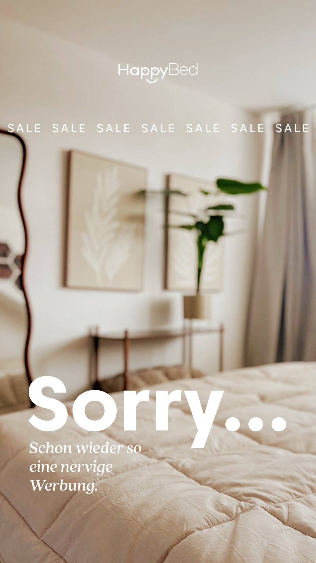 Thehappybed.de Facebook ad