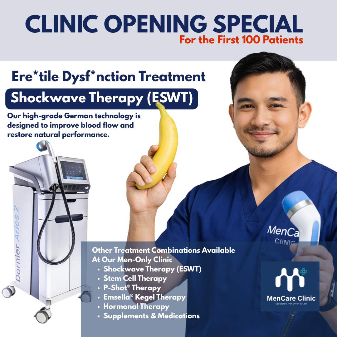 MenCare Clinic Facebook ad