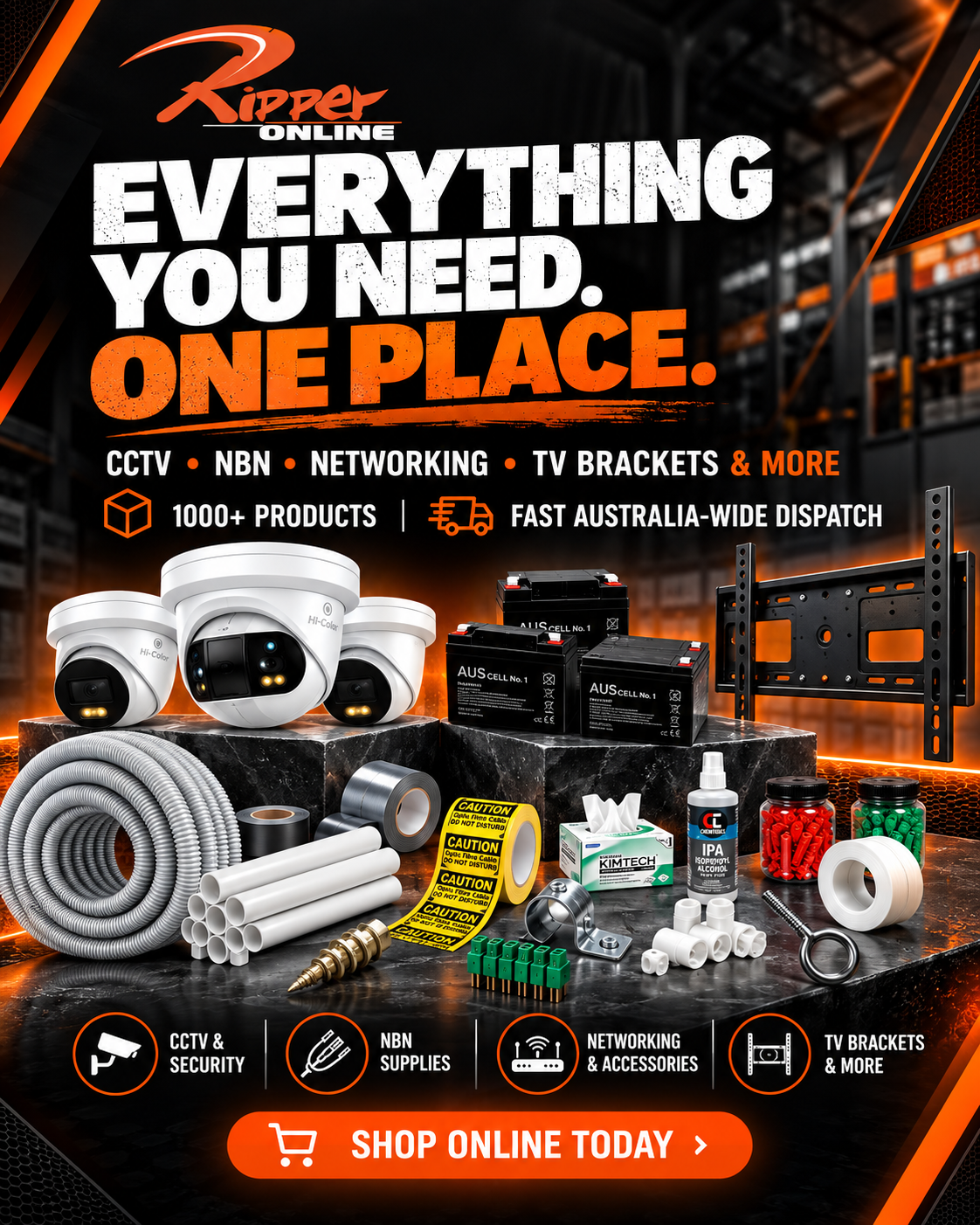 Ripper Online - CCTV & Accessories Wholesaler Facebook ad