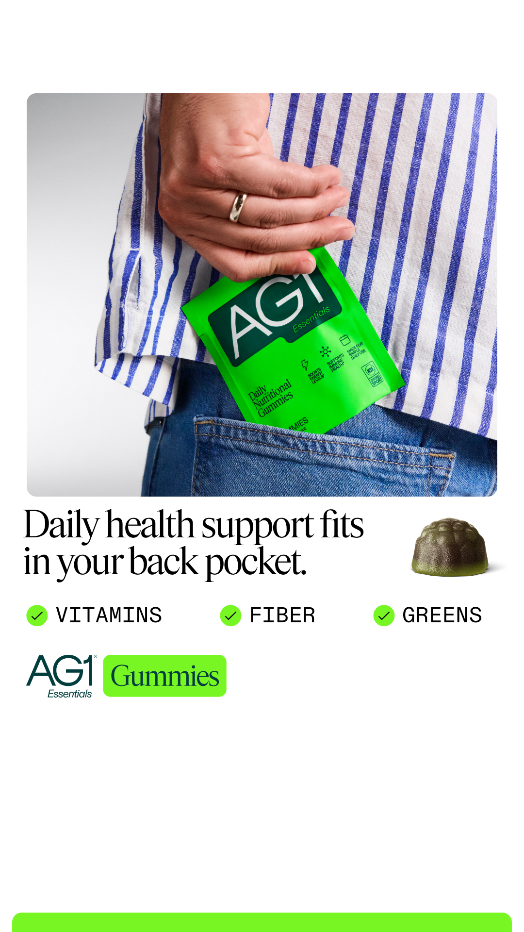 AG1 by Athletic Greens Facebook ad