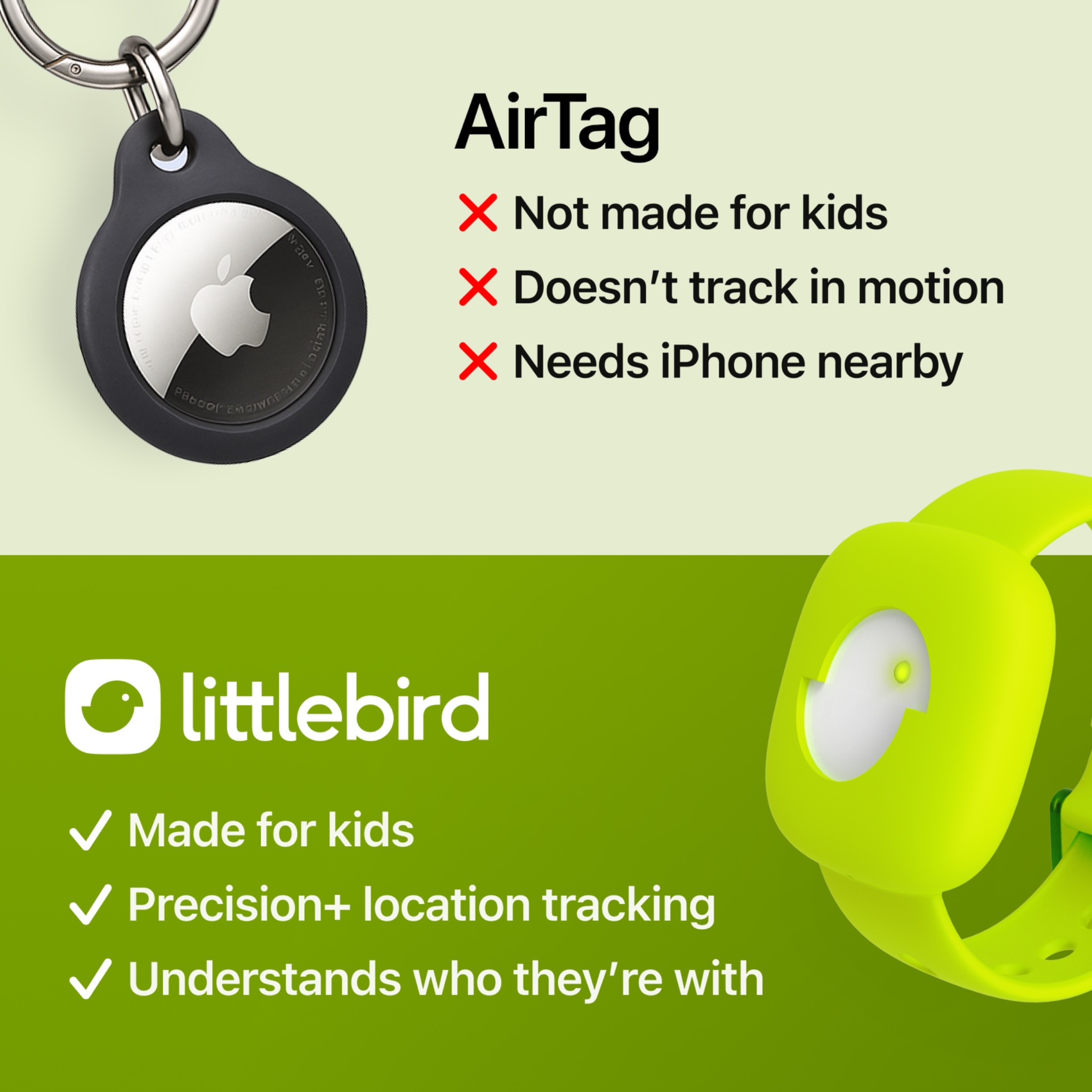 Littlebird Facebook ad: Join 110,000+ parents!