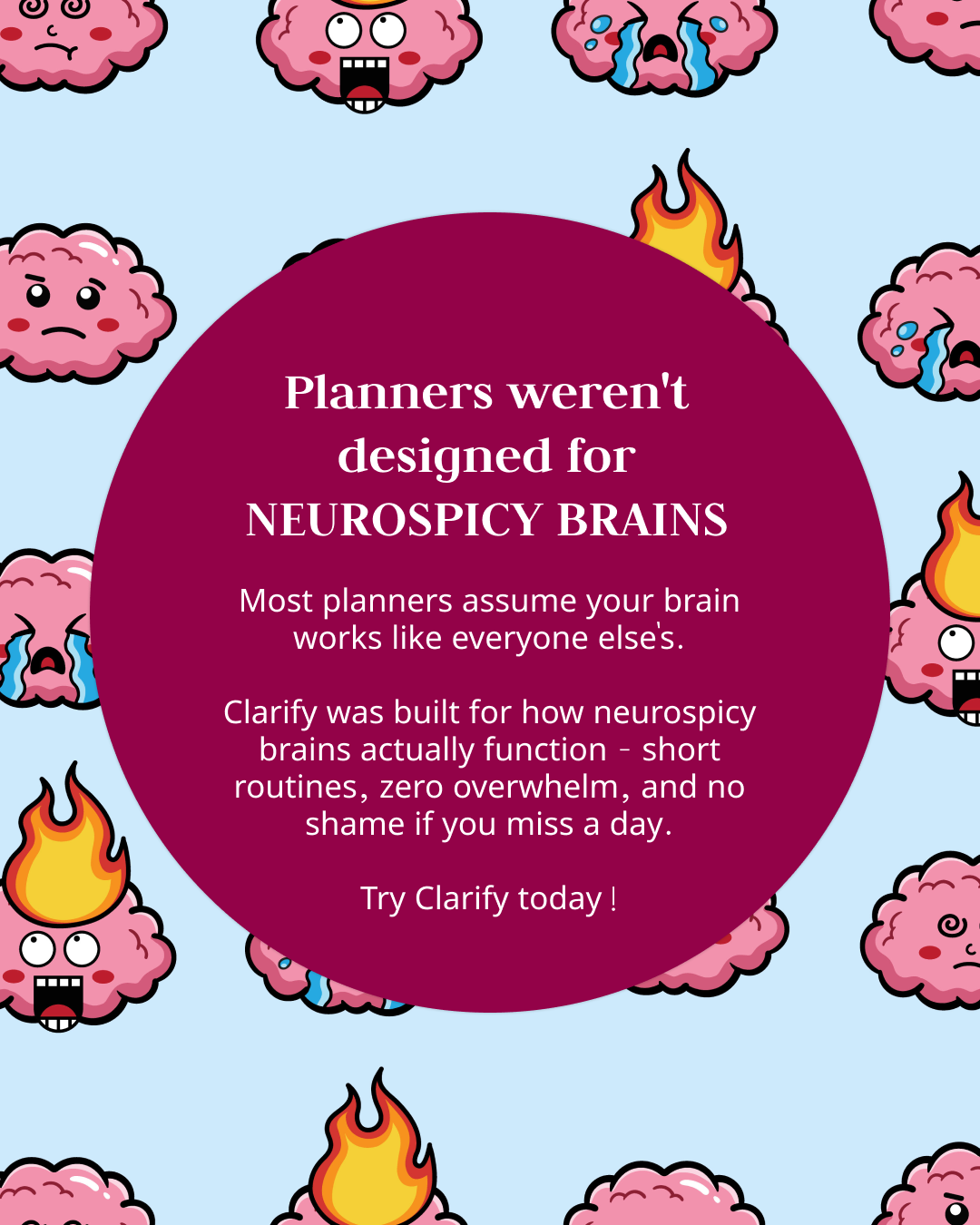 Clarify - Your Focus Keeper Facebook ad