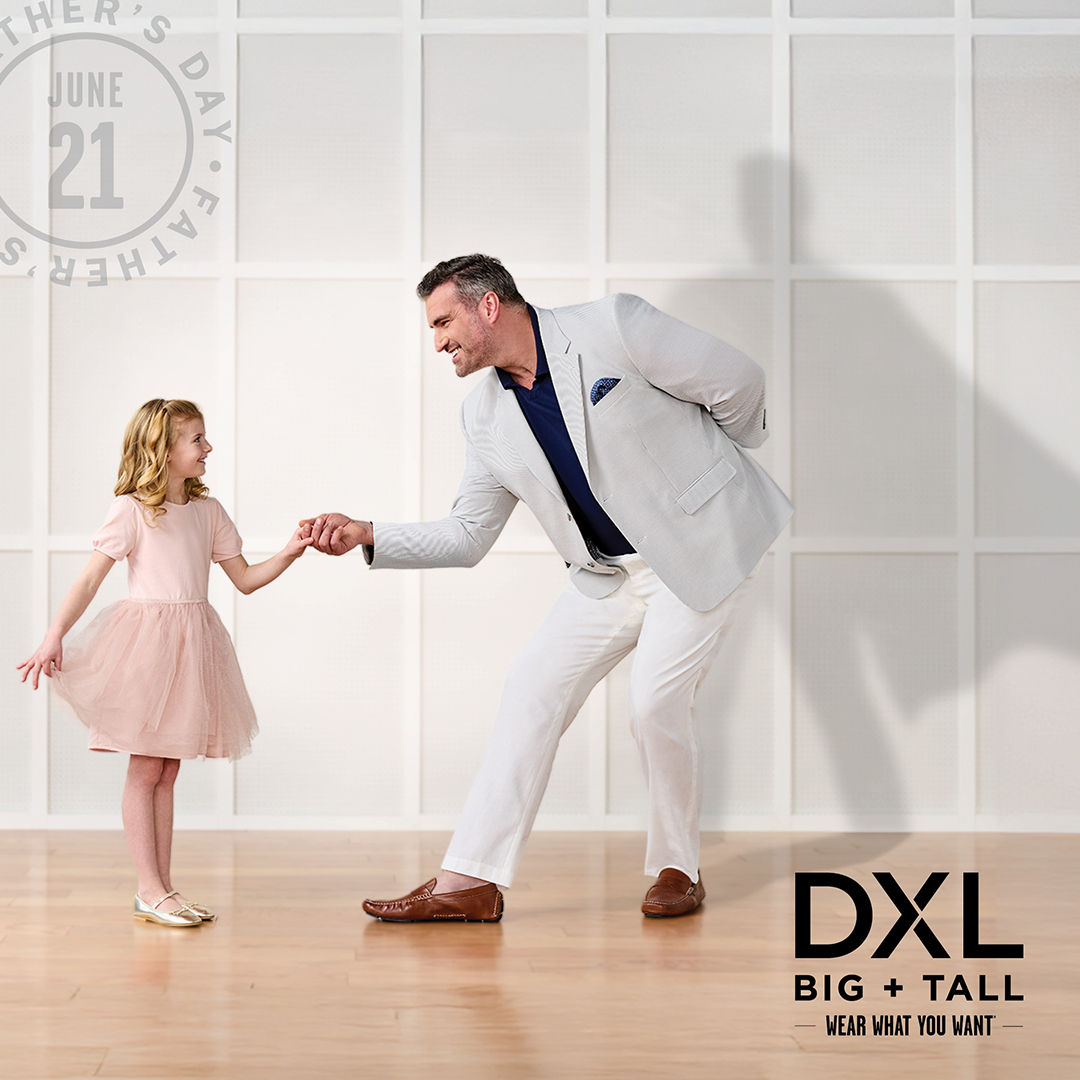 DXL Big + Tall Facebook ad