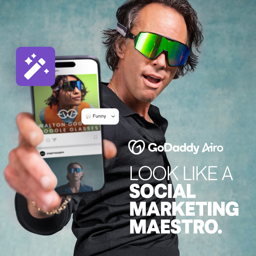GoDaddy Facebook ad