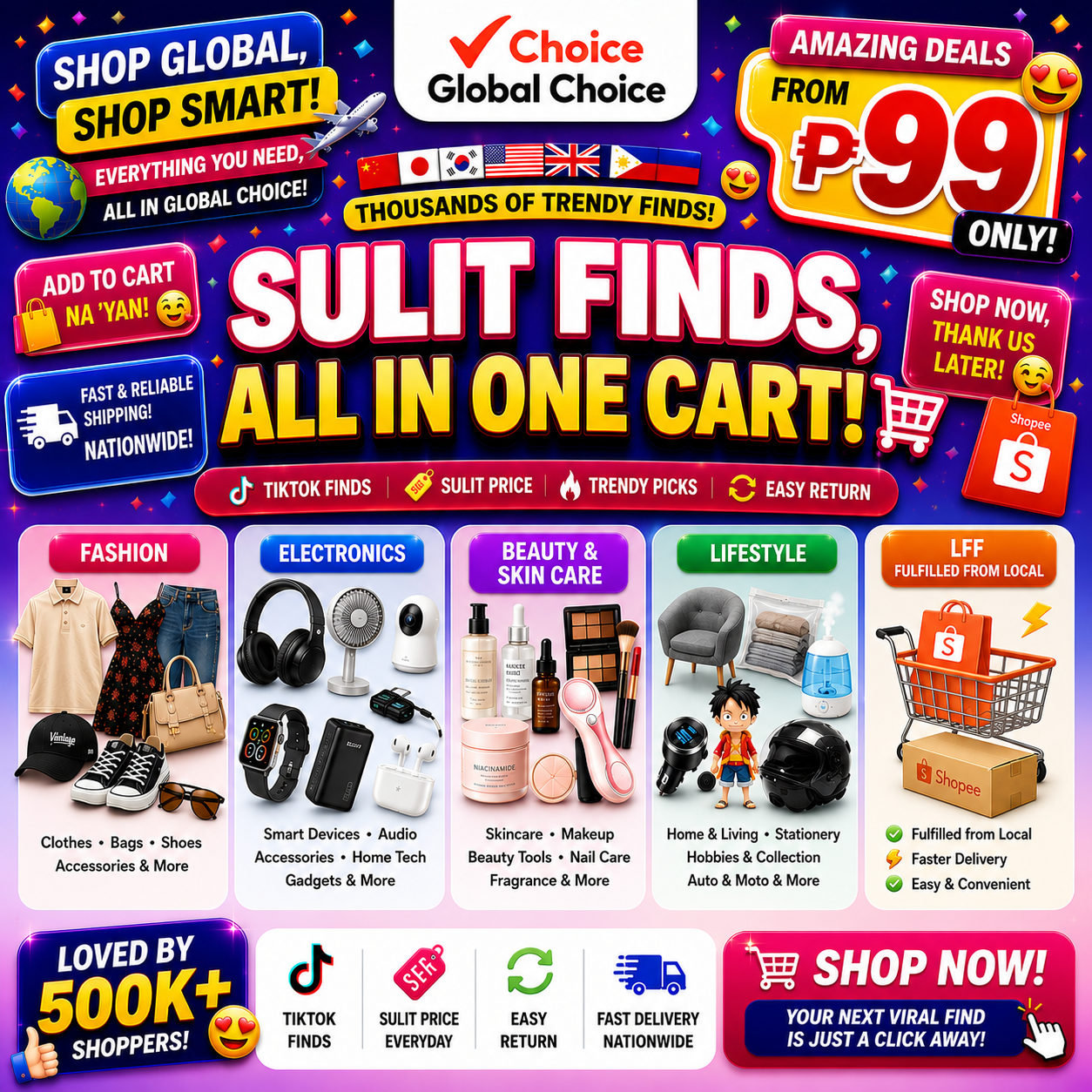 Choice Global Facebook ad