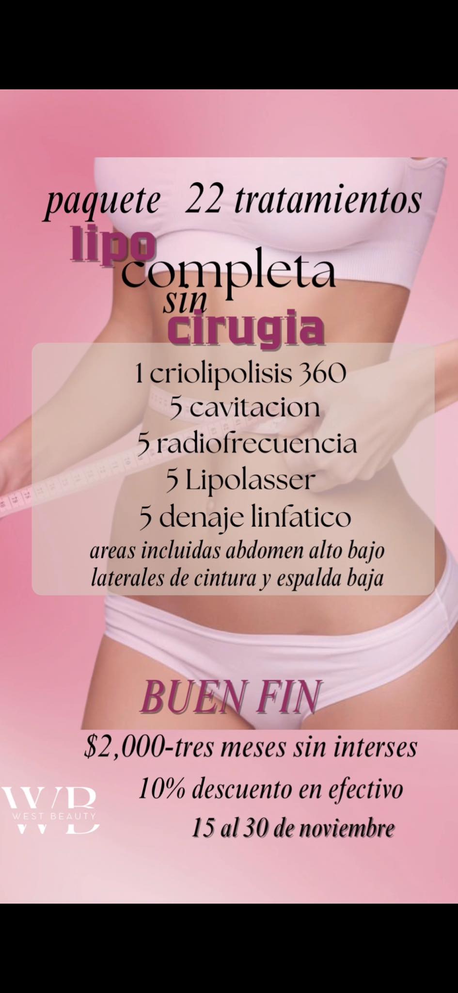 West Beauty Facebook ad: ¡Prepárate para transformar tu figura con esta súper…
