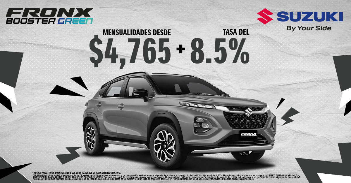 SUZUKI México Facebook ad: FRONX BoosterGreen