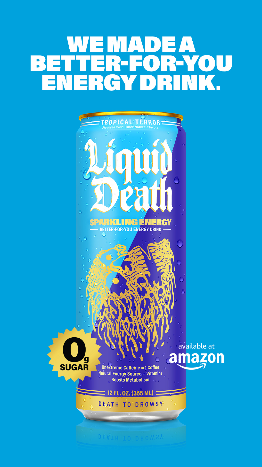 Liquid Death Facebook ad