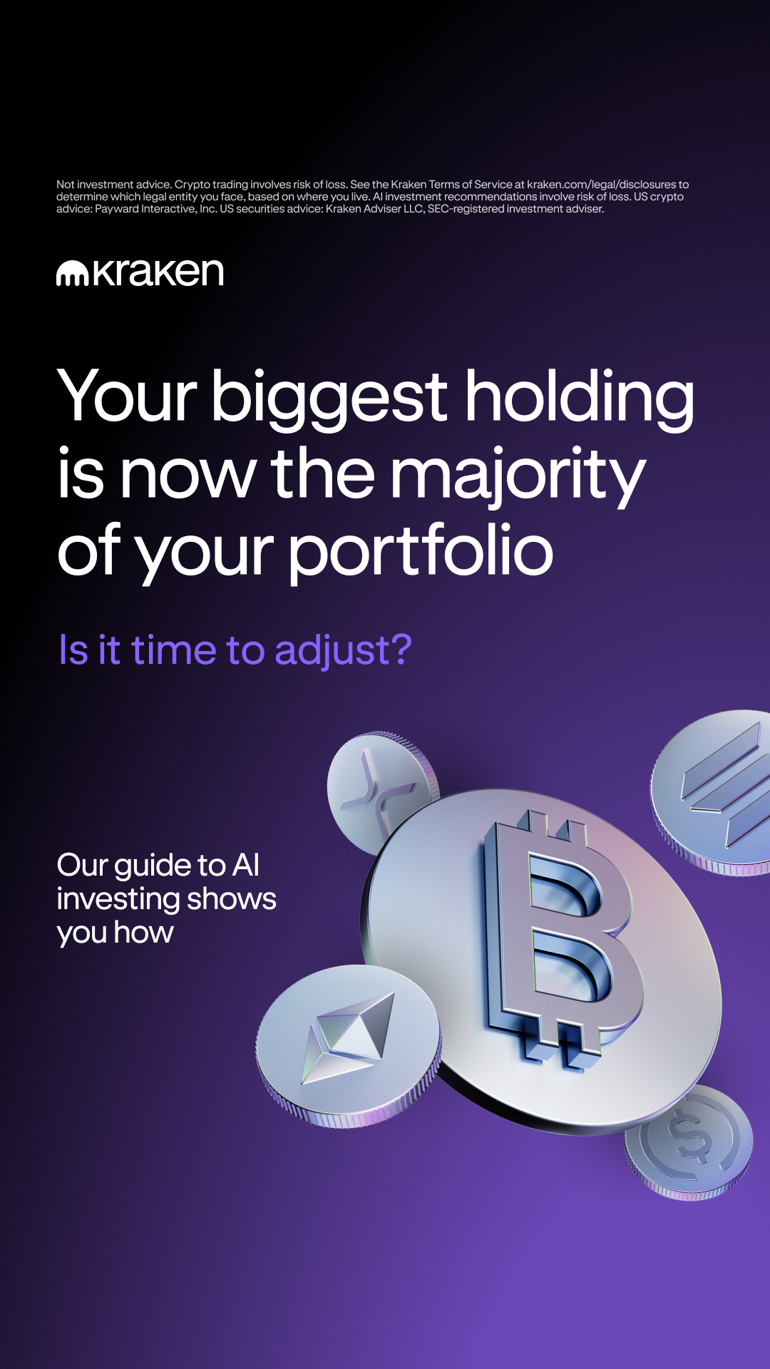 Kraken Digital Asset Exchange Facebook ad