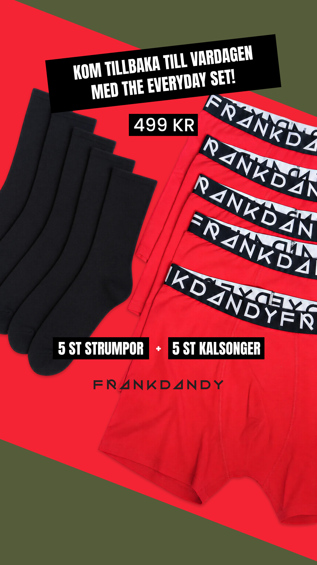 Frank Dandy Facebook ad