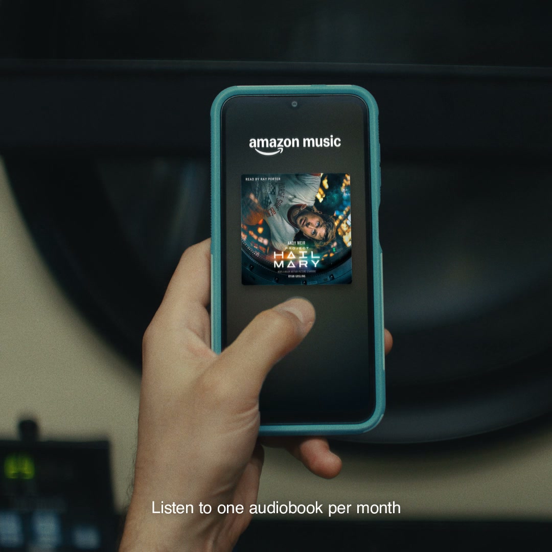 Amazon Music Facebook ad: All in one app.