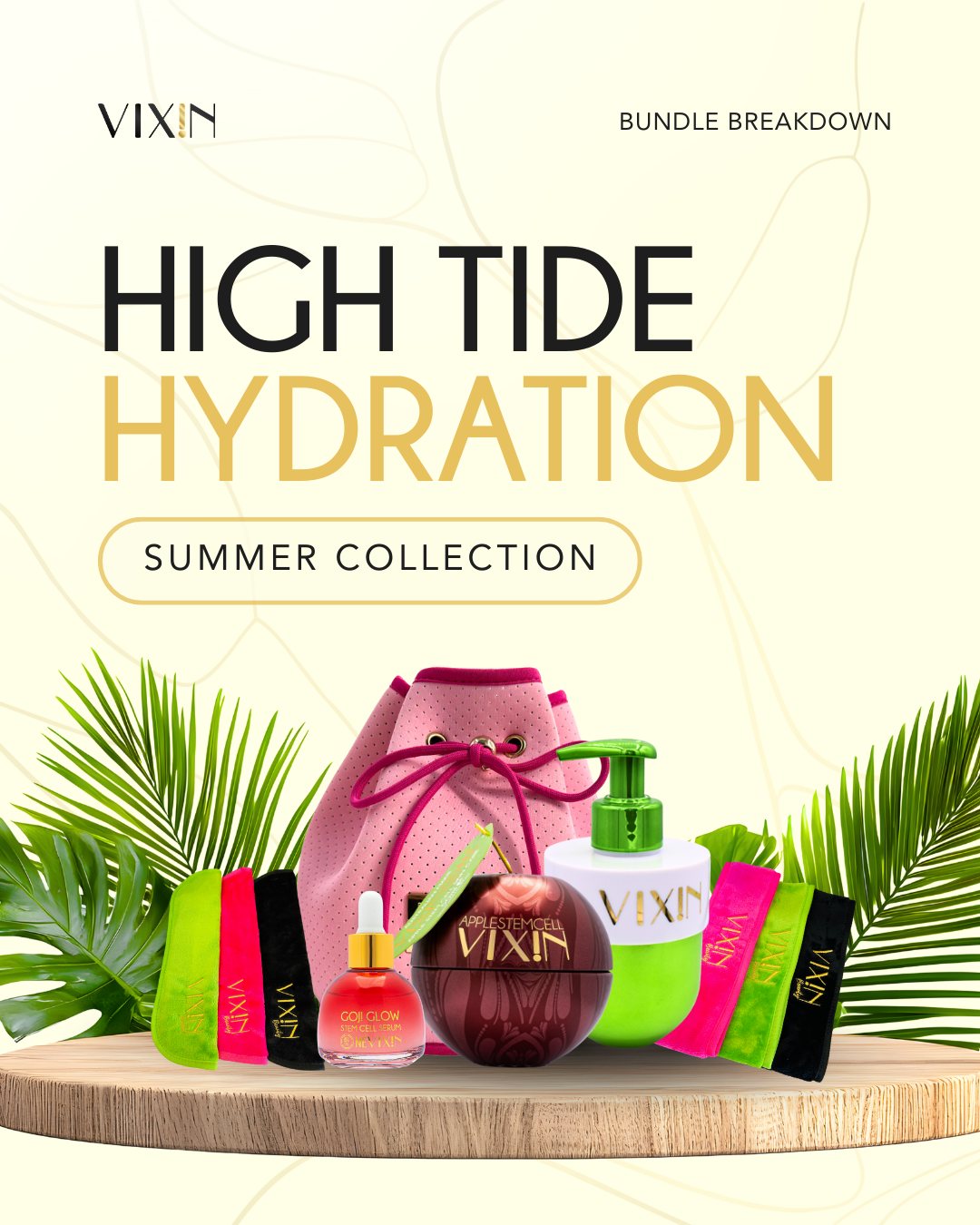 Vixin Facebook ad: When heat, salt water and sunshine challenge your…