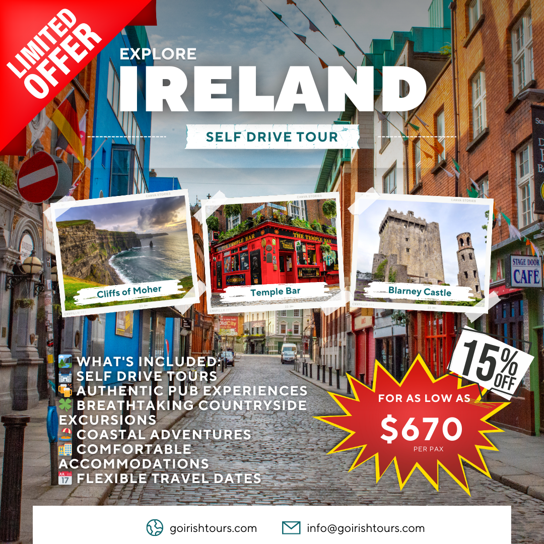 Go Irish Tours Facebook ad