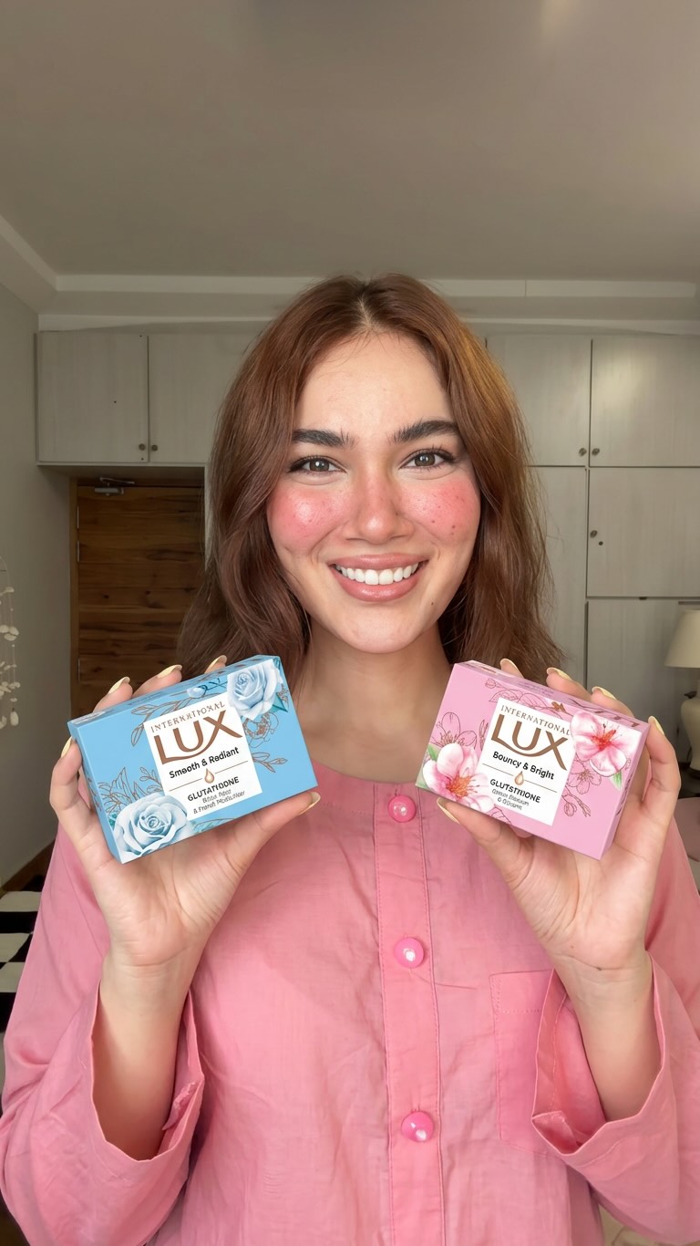 LUX Facebook ad: Lahore weather, meet my new skincare routine